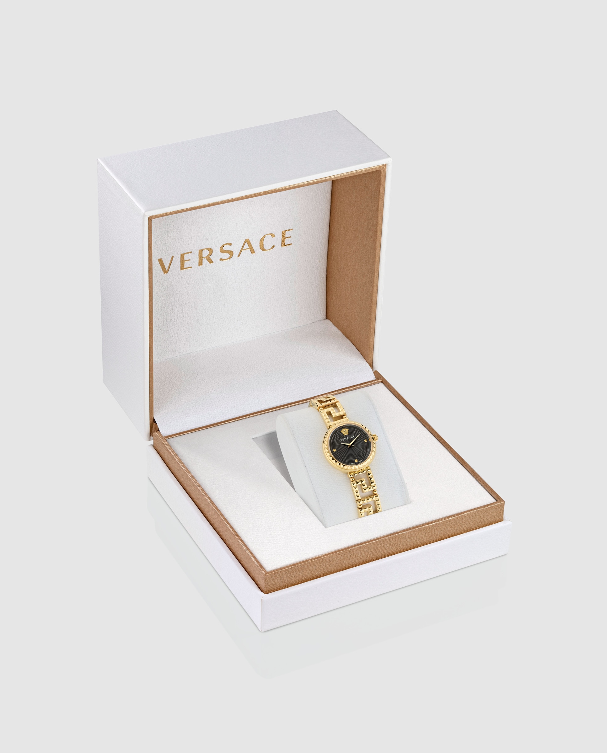 Relógio de Mulher Greca Goddess Ve7a00423 de Aço e Bracelete Dourada Ouro-4