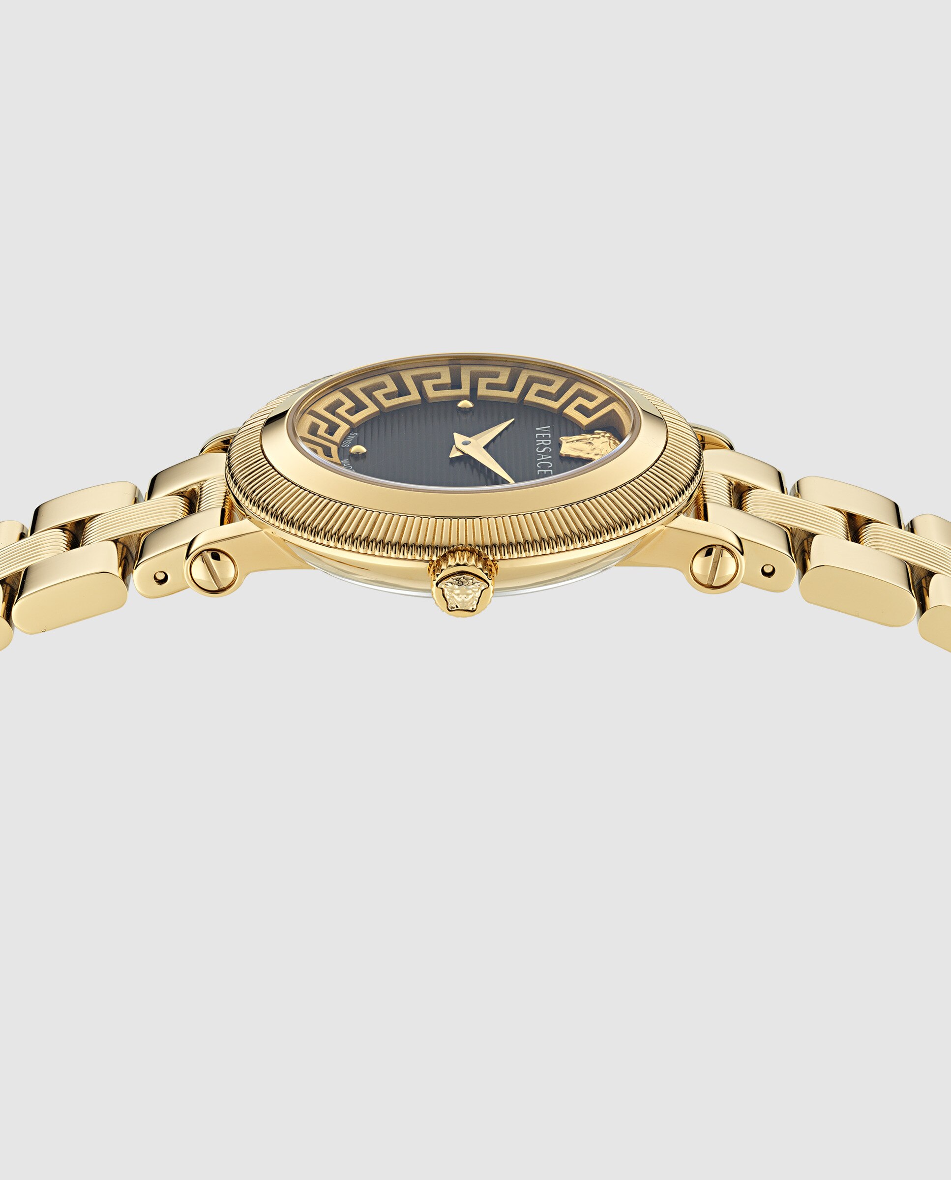 Relógio de Mulher Greca Flourish Ve7f00623 de Aço e Bracelete Dourada Ouro-2
