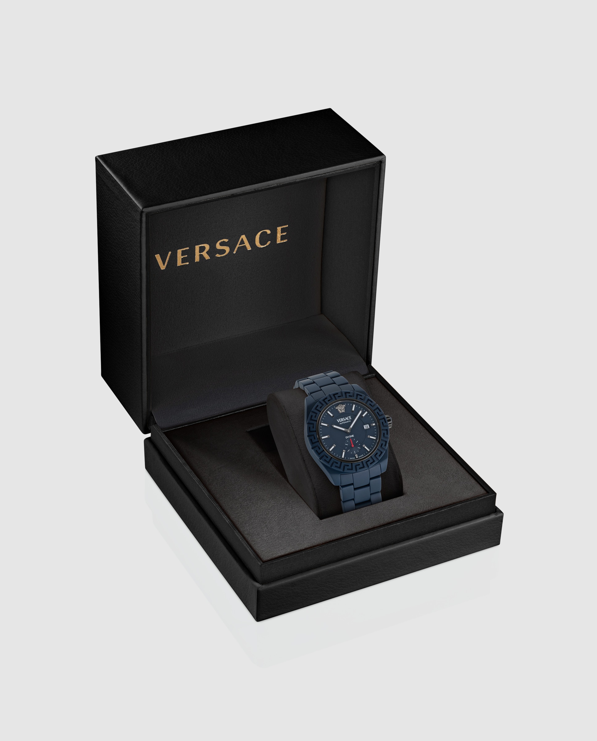 Relógio de Homem Dv One Gent Cer Ve7k00223 de Cerâmica e Correia Azul Azul-4
