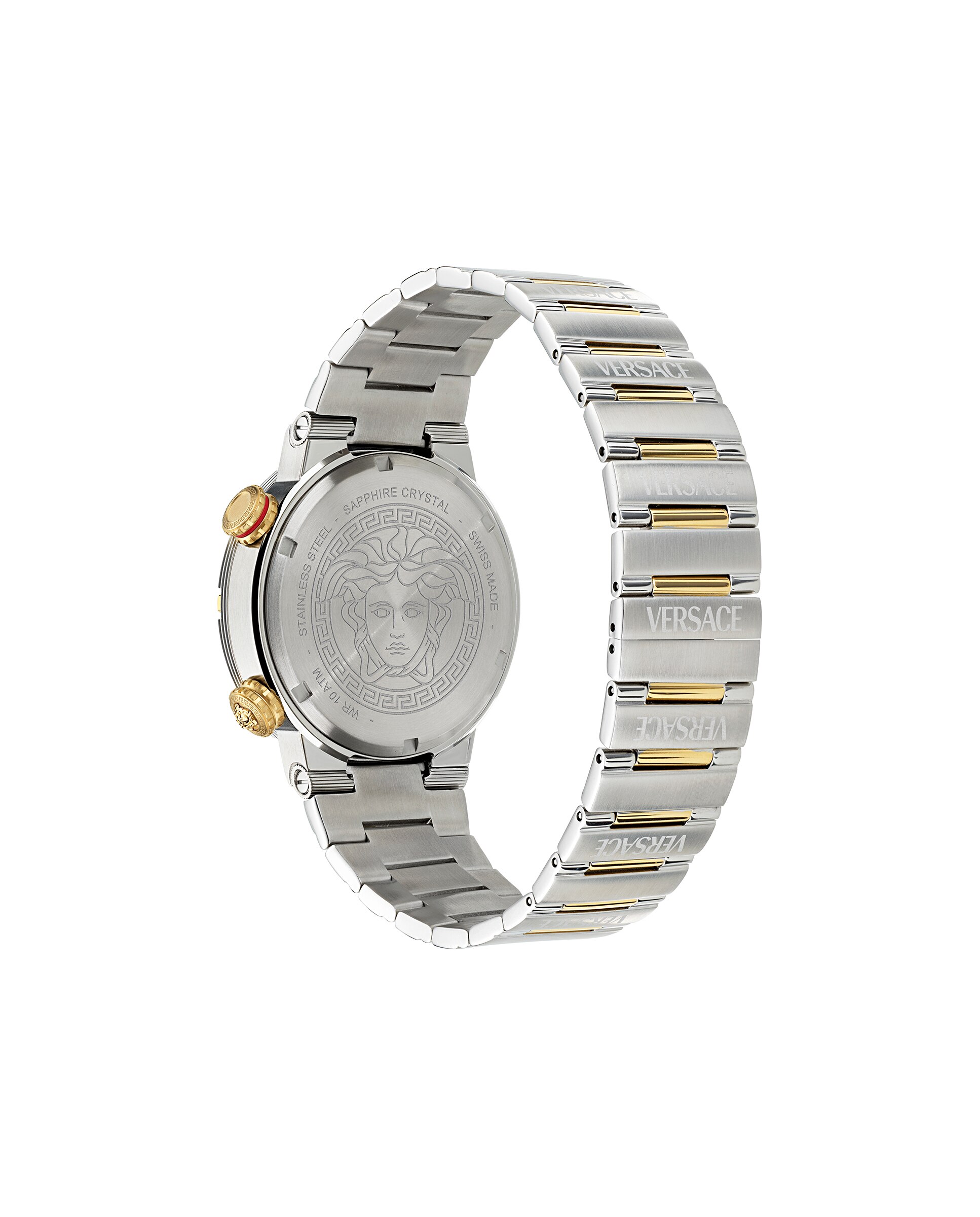 Relógio Greca Logo Diver Ve8g00424 de Aço e Bracelete Prateada/cinzento Prata-2