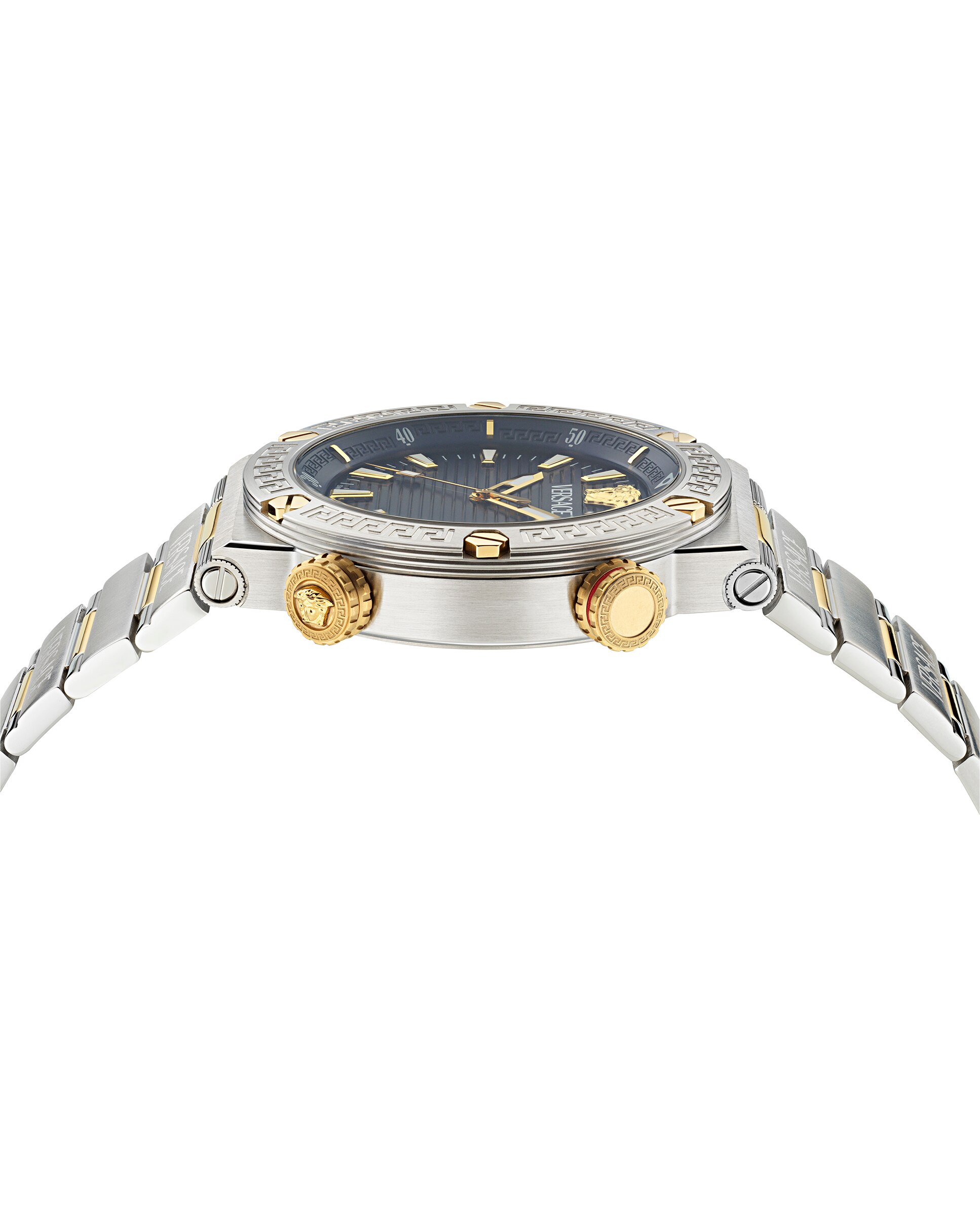 Relógio Greca Logo Diver Ve8g00424 de Aço e Bracelete Prateada/cinzento Prata-3