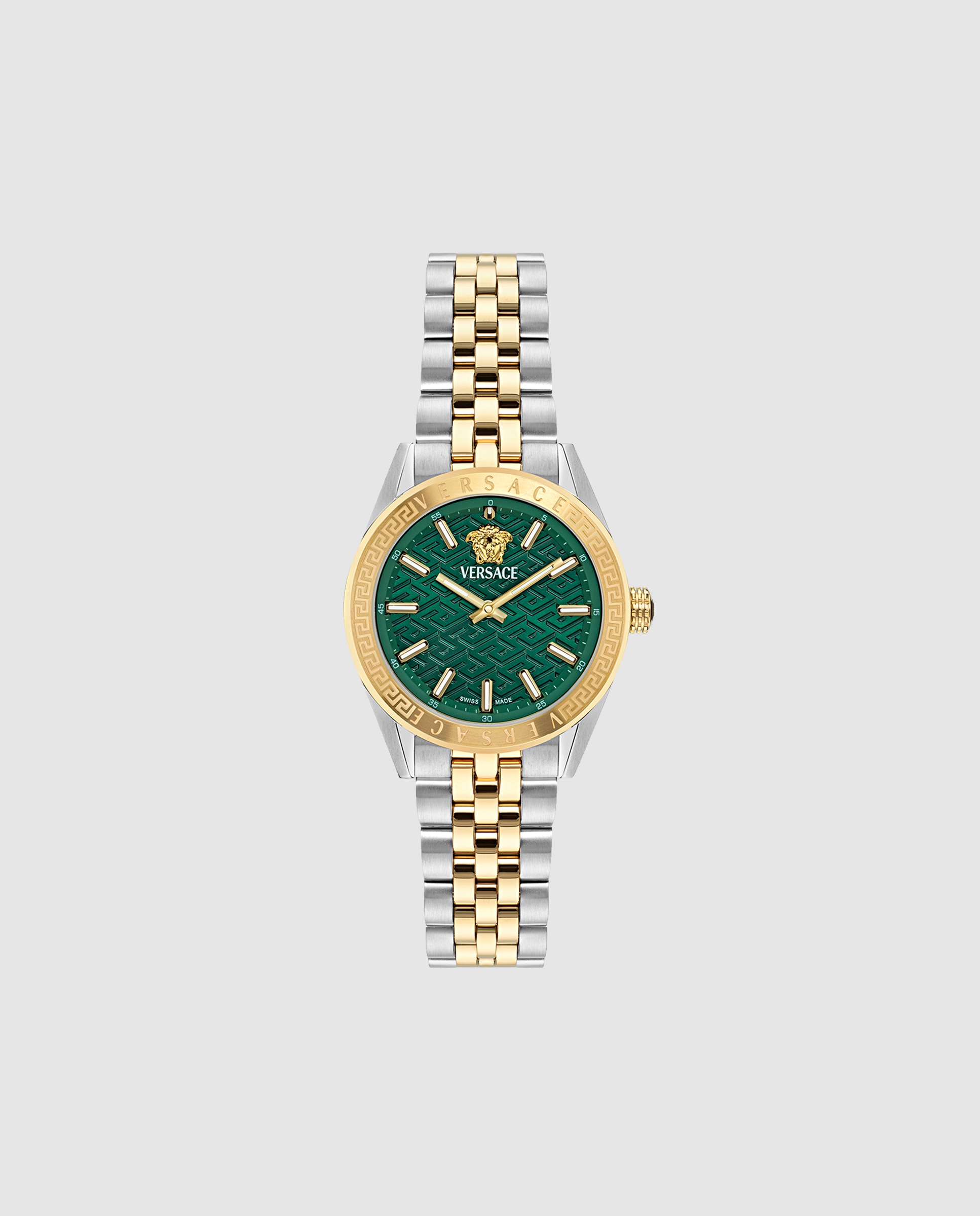 Relógio Timeless V-code Ve8i00424 de Aço e Correia Prateada/cinzento Prata-1