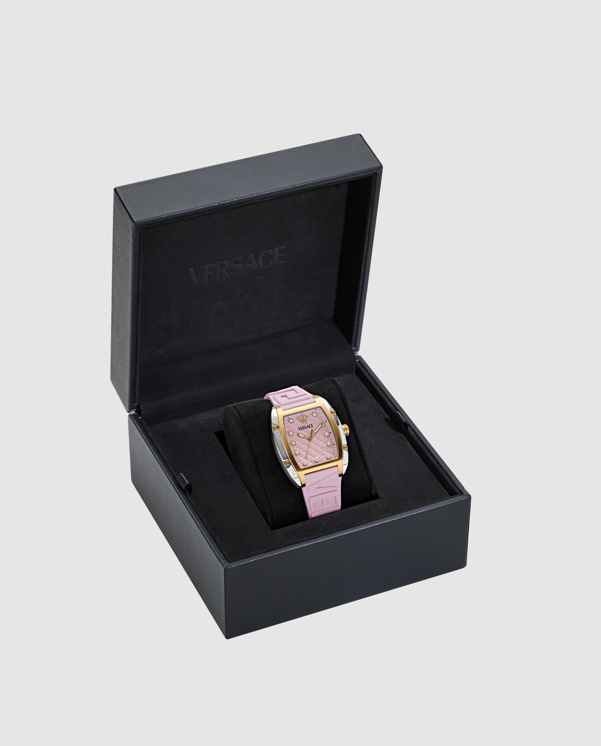 Relógio Dominus Ve8k00224 de Borracha e Bracelete Rosa Rosa-4