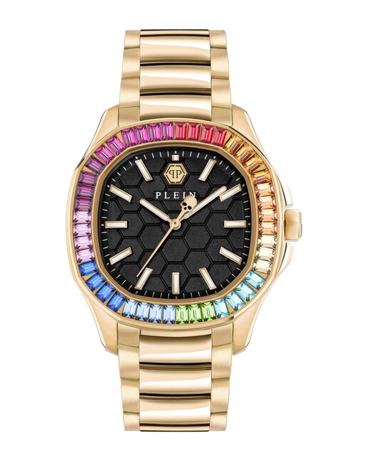 Imagem 0 de Relógio Plein Philipp 38mm Pwtaa1224 de Aço e Pulseira Dourada