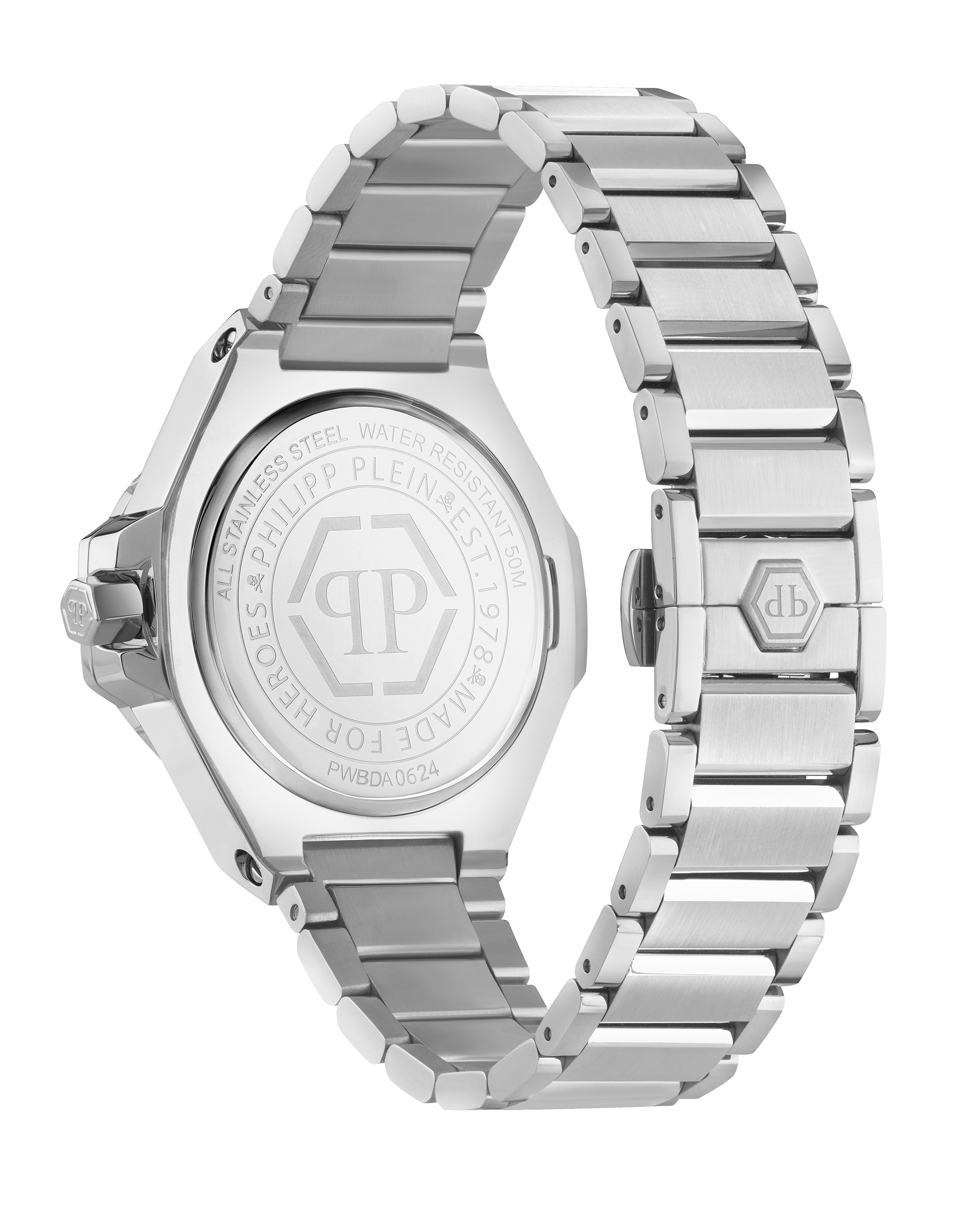 Relógio de Senhora Lady Royal Pwbda0624 de Aço e Correia Prateada/cinzento Prata-2