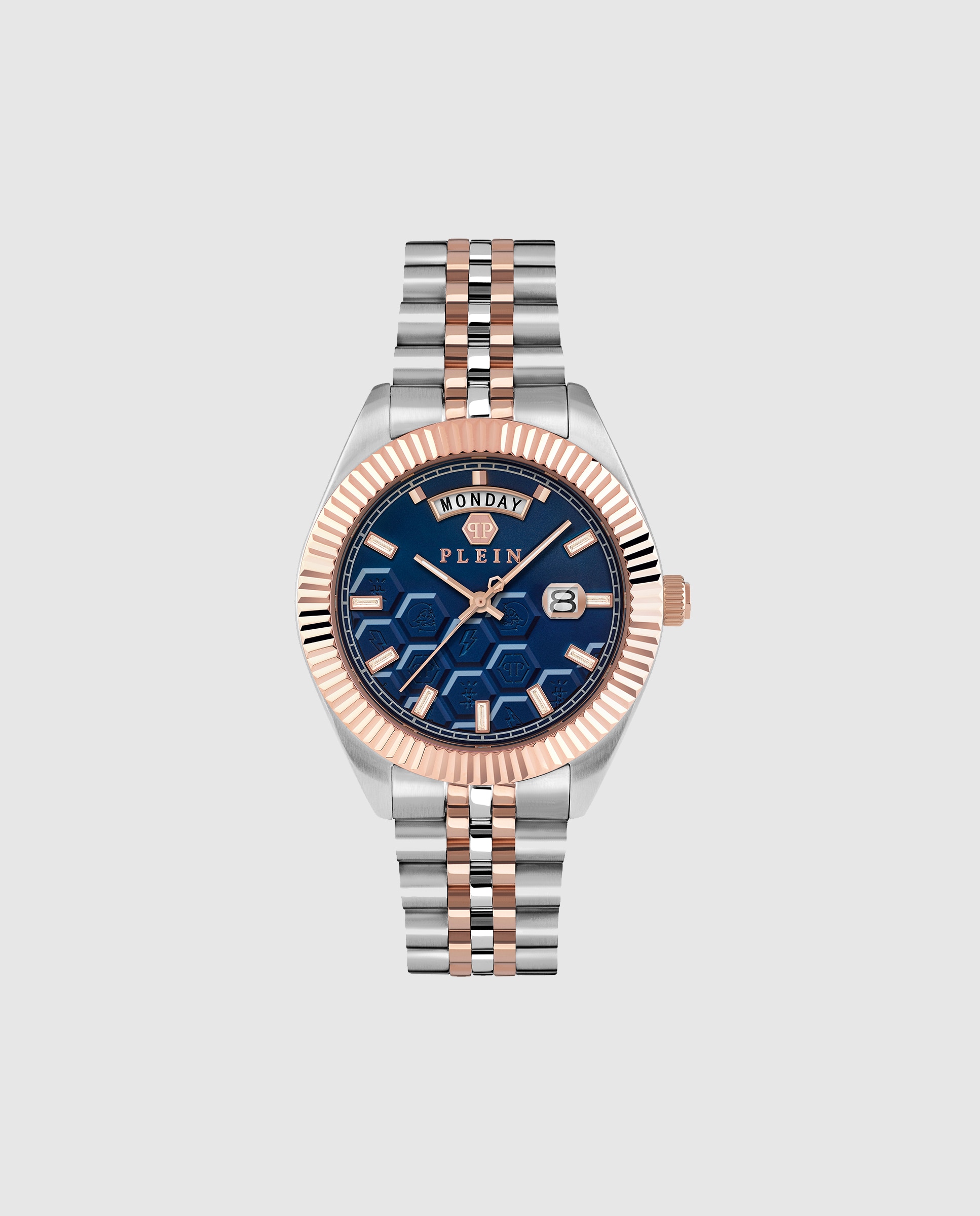 Relógio Date Superlative Gent Pwpva0524 de Aço e Pulseira Prateada Prata-1