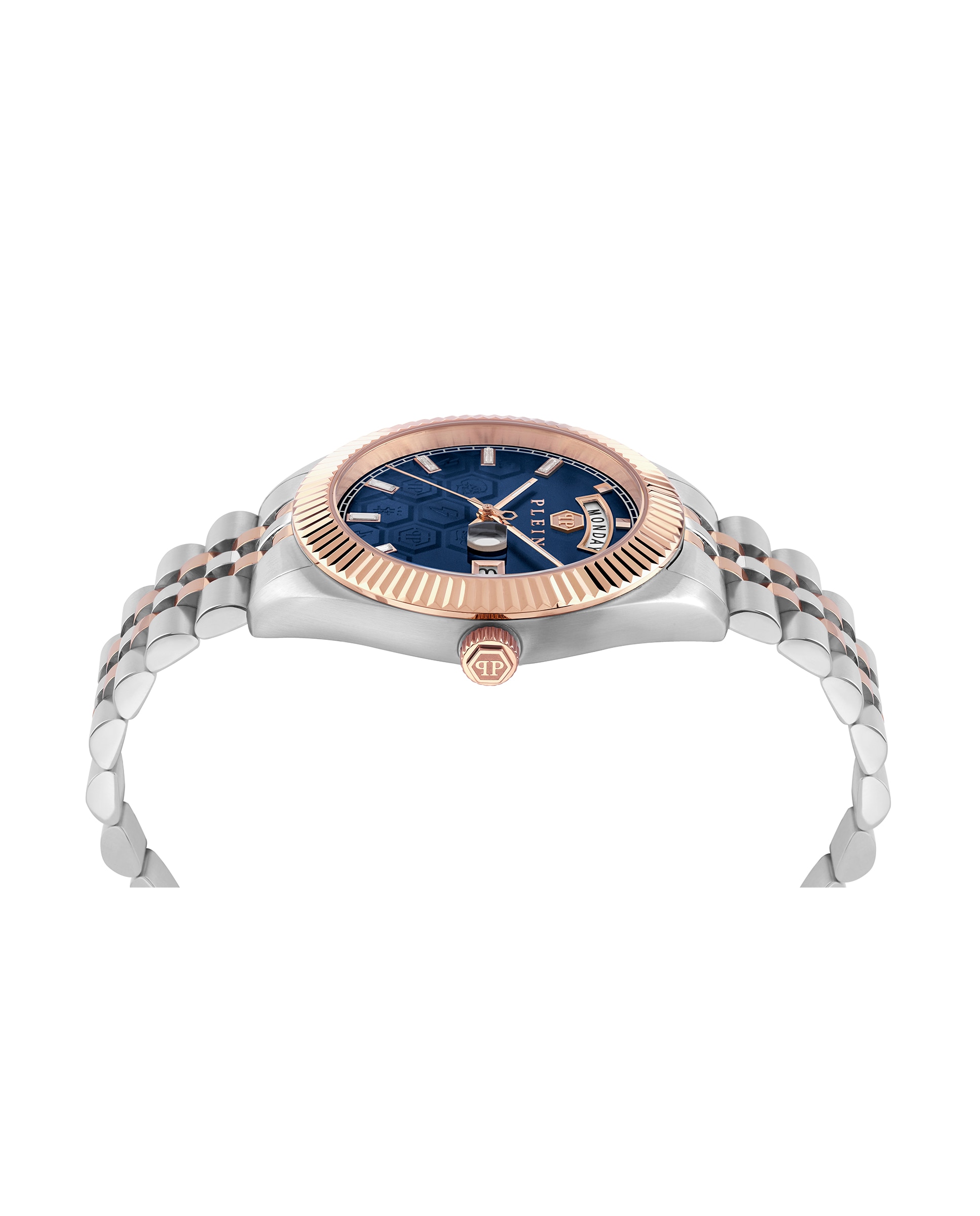 Relógio Date Superlative Gent Pwpva0524 de Aço e Pulseira Prateada Prata-3