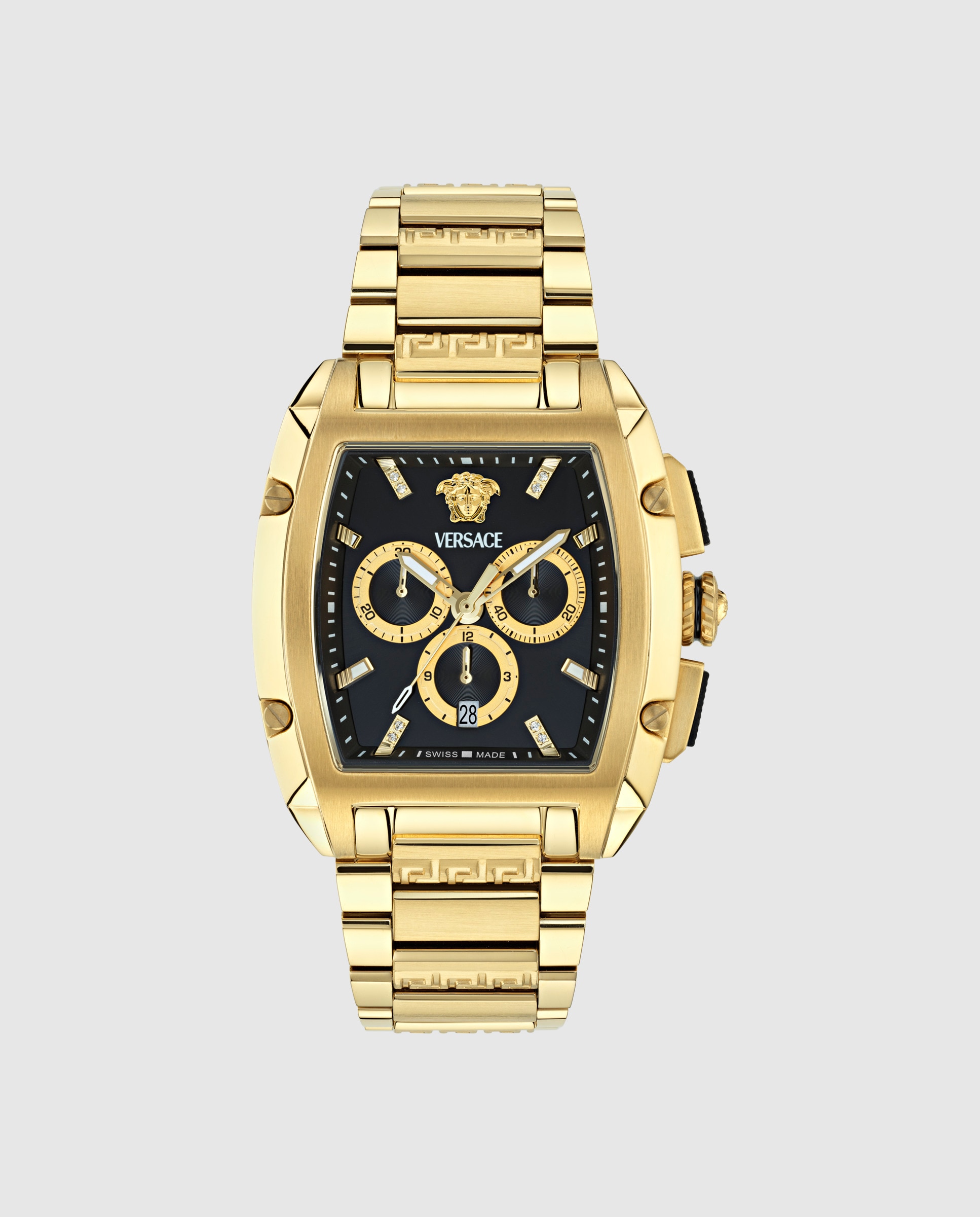 Relógio Dominus Ve6h00824 de Aço e Bracelete Dourada Ouro-1