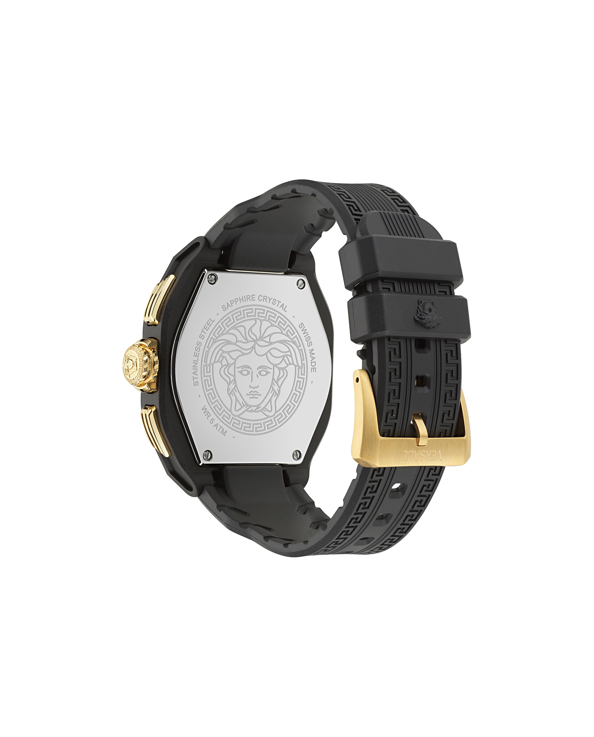 Relógio V-legend Chr Ve9l00124 de Poliuretano e Correia em Preto Preto-2