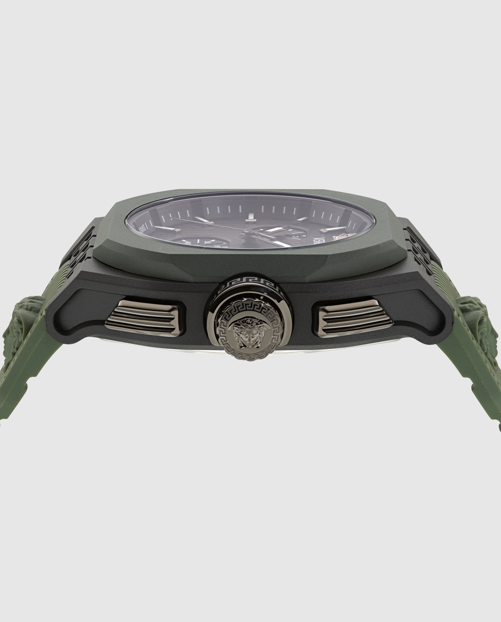 Relógio de Homem V-legend Chr Ve9l00324 de Poliuretano e Correia Verde Verde-2