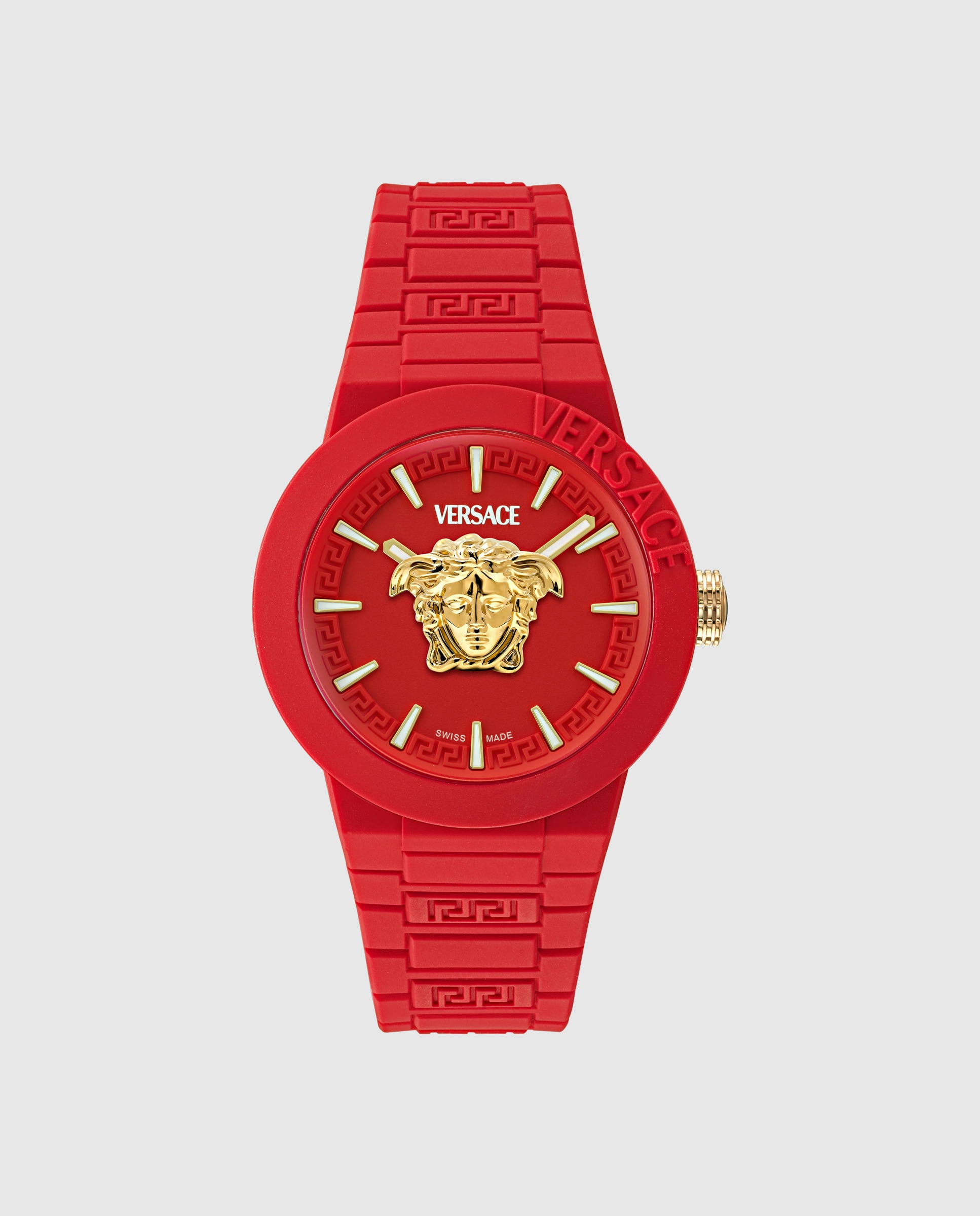 Relógio de Homem V-pop Special Veefa0124 de Silicona e Correia Vermelha Vermelho-1