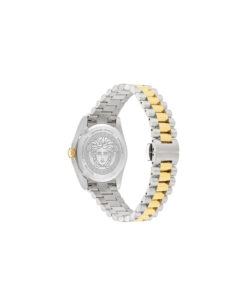 Relógio Millenyium Lady Ve0e00425 de Aço e Bracelete Bicolor em Ouro Prata-2