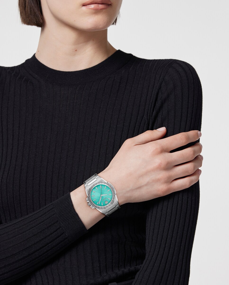 Relógio Greca Reaction Ve0d00325 de Aço e Bracelete Prateada/cinza Prata-5