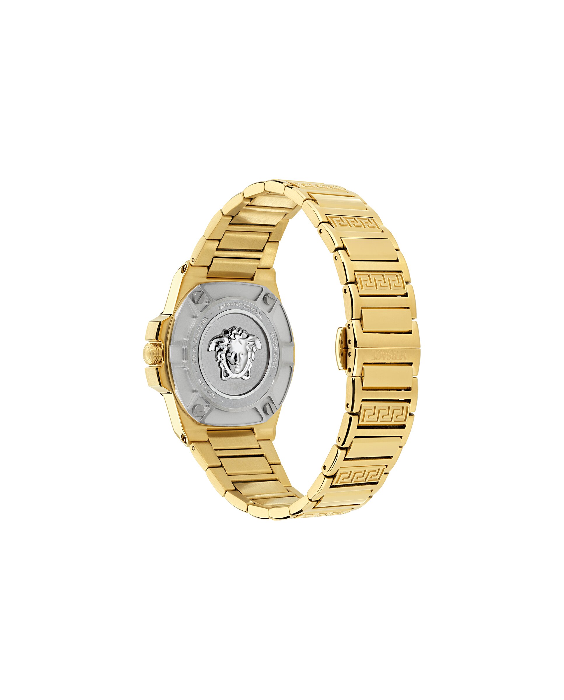 Relógio de Mulher Greca Reaction Ve0d00525 de Aço e Bracelete Dourada Ouro-2