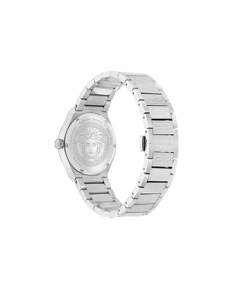 Relógio V-auria Ve0f00125 de Aço e Bracelete Prateada/cinza Prata-2