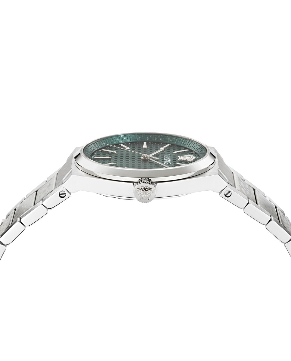 Relógio V-auria Ve0f00125 de Aço e Bracelete Prateada/cinza Prata-3