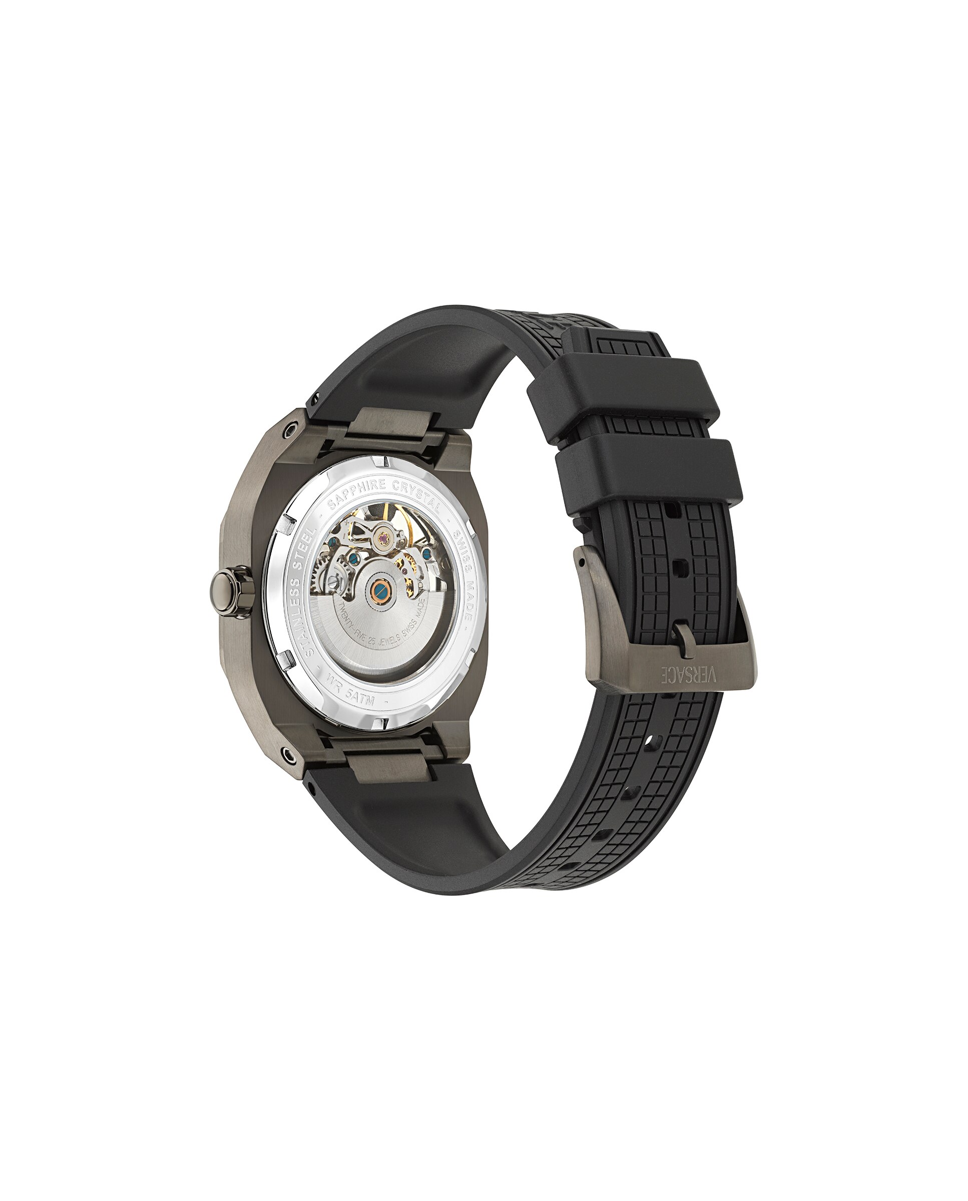 Relógio de Homem V-contempo Gmt Ve0i00125 de Poliuretano e Correia em Preto Preto-2