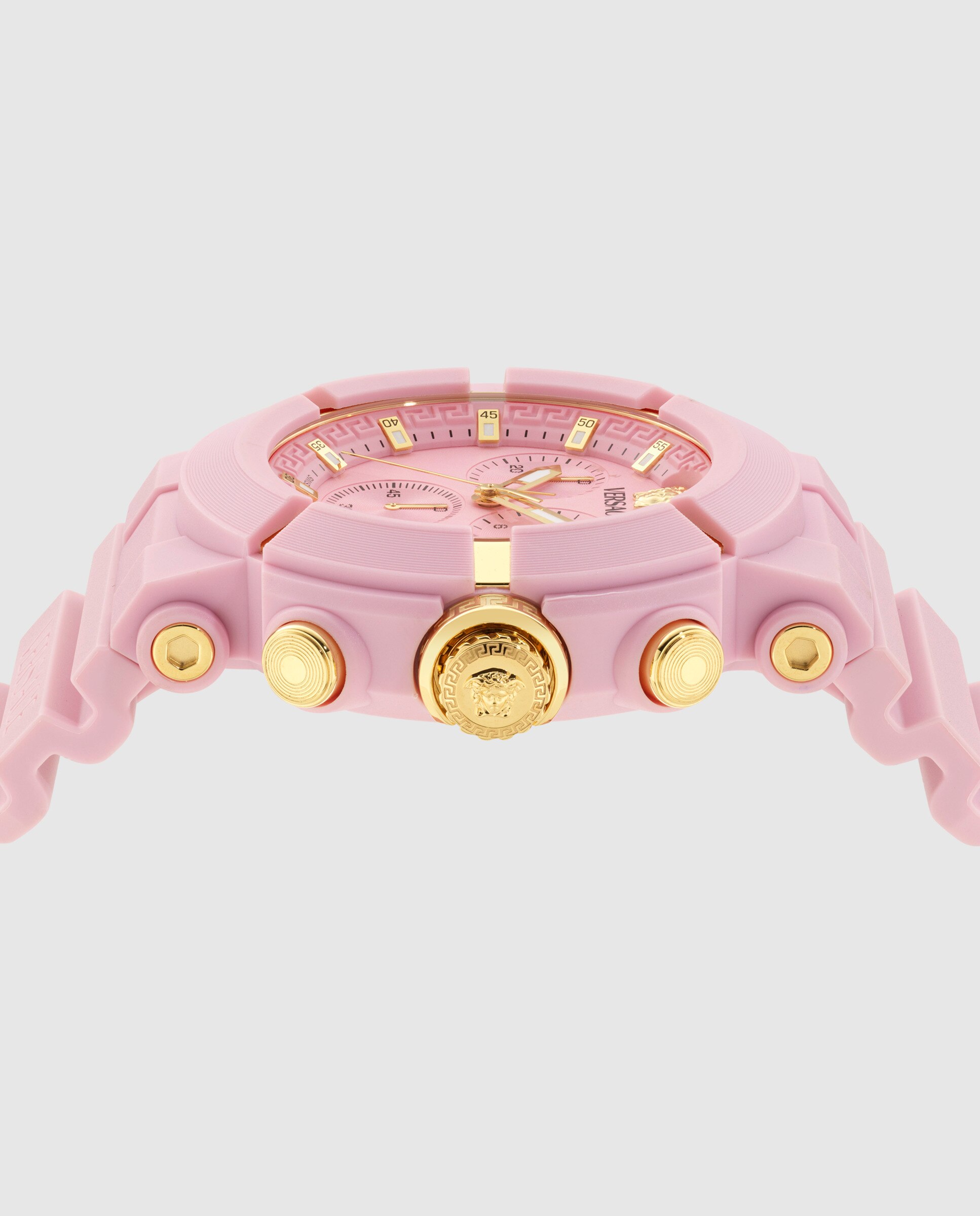 Relógio Unissexo Real Active Chr Ve0l00425 de Borracha e Bracelete Rosa Rosa-2