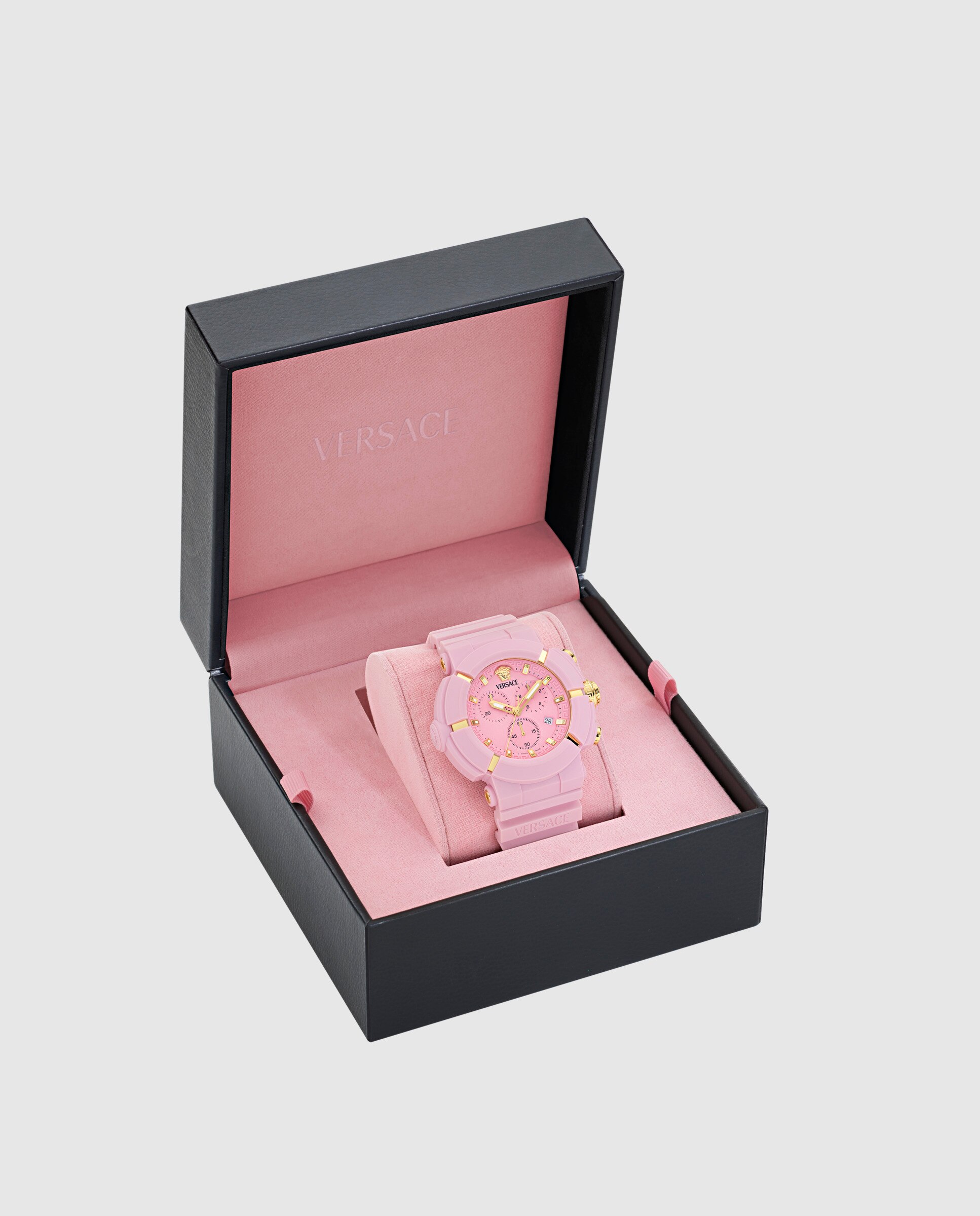 Relógio Unissexo Real Active Chr Ve0l00425 de Borracha e Bracelete Rosa Rosa-4