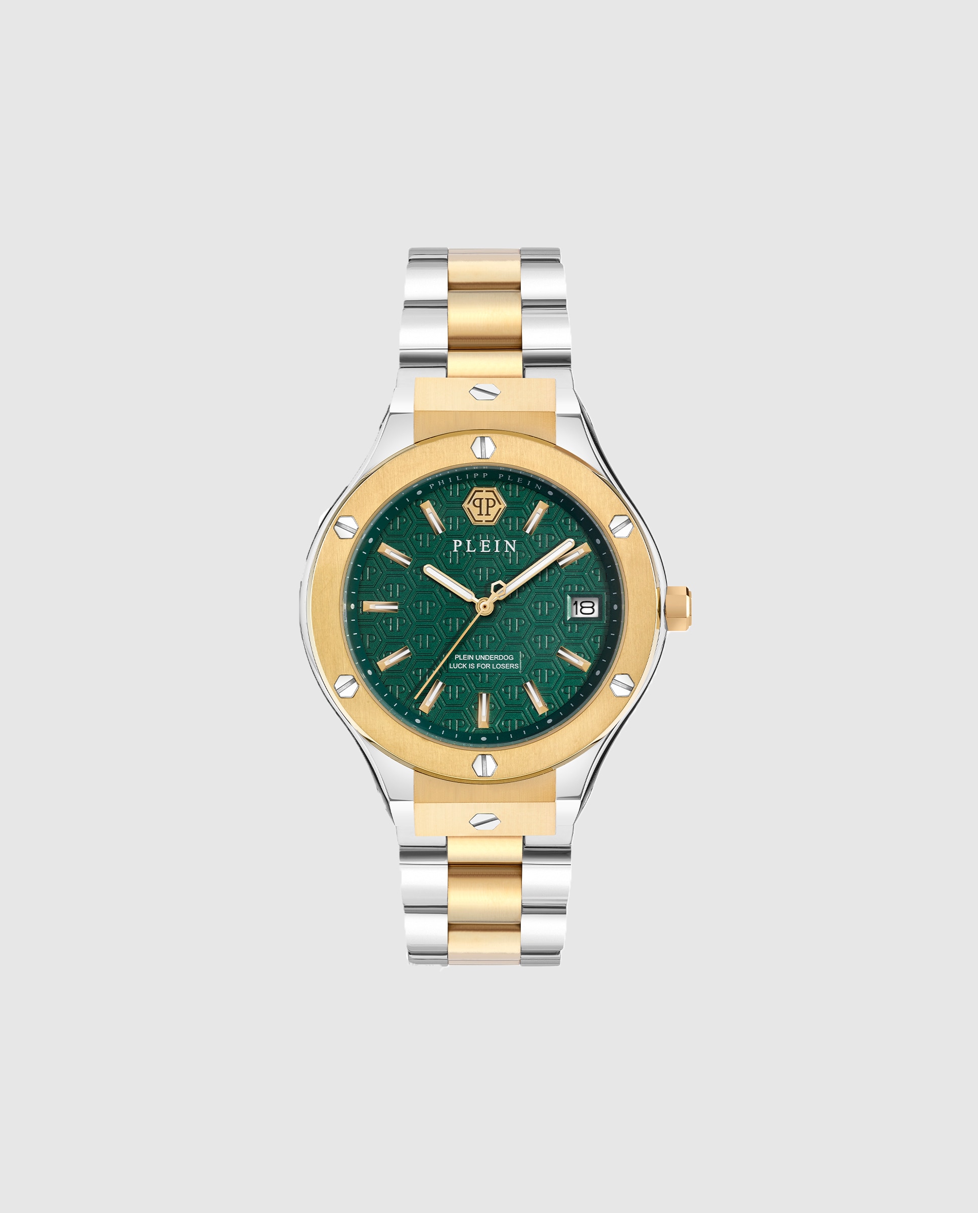Relógio New Gent Line Pwufa0525 de Aço e Bracelete Prateada/cinzento Prata-1