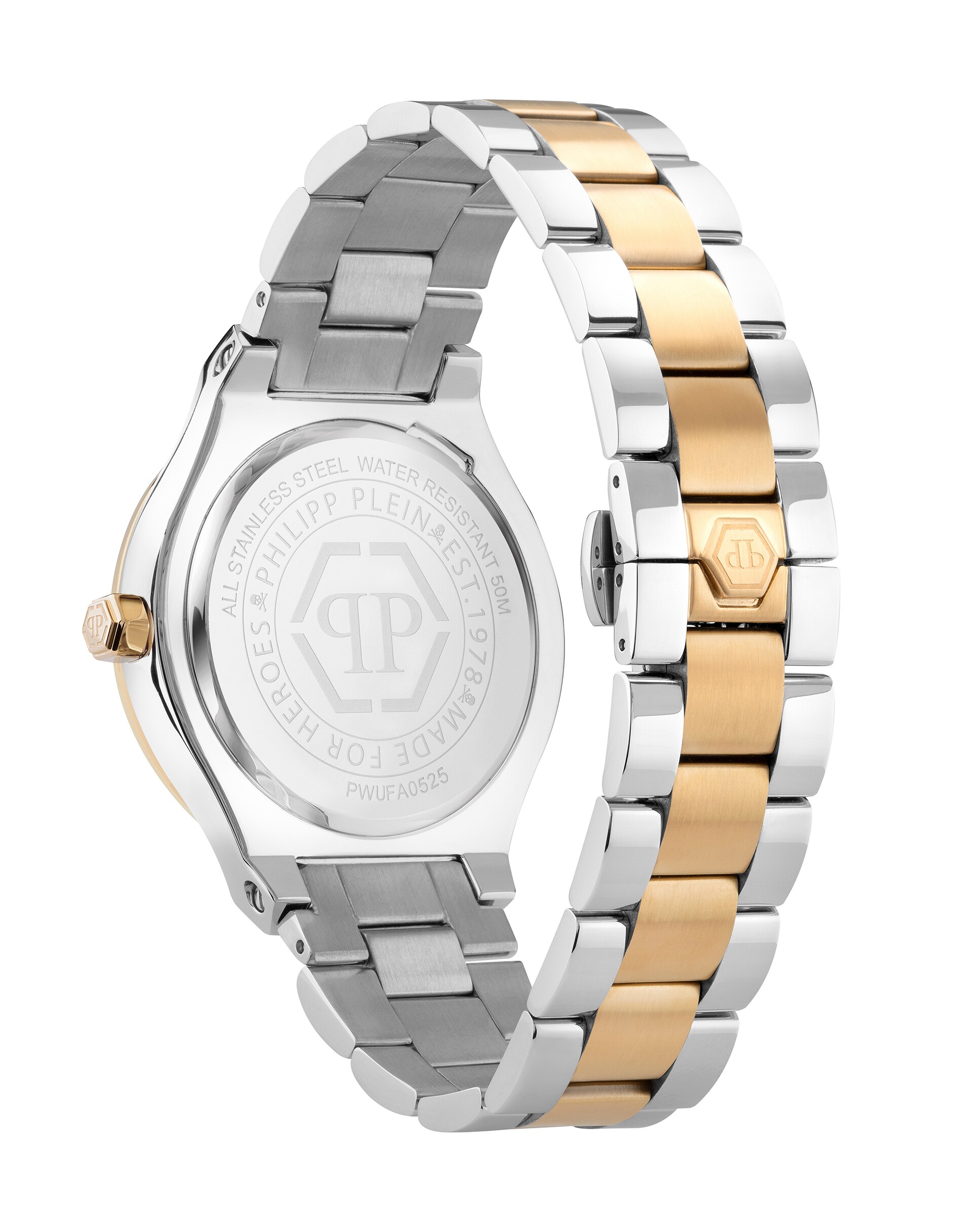 Relógio New Gent Line Pwufa0525 de Aço e Bracelete Prateada/cinzento Prata-2