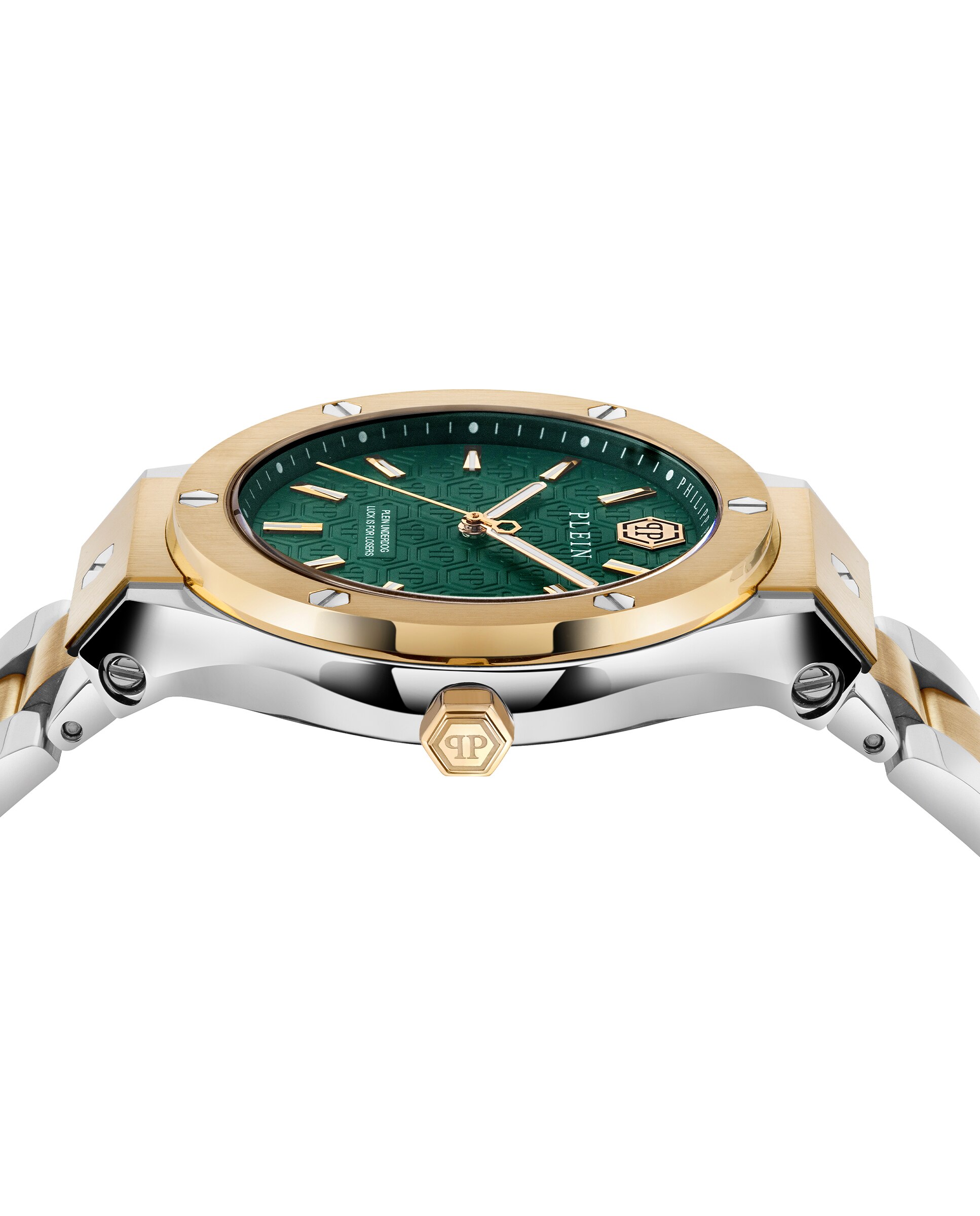 Relógio New Gent Line Pwufa0525 de Aço e Bracelete Prateada/cinzento Prata-3