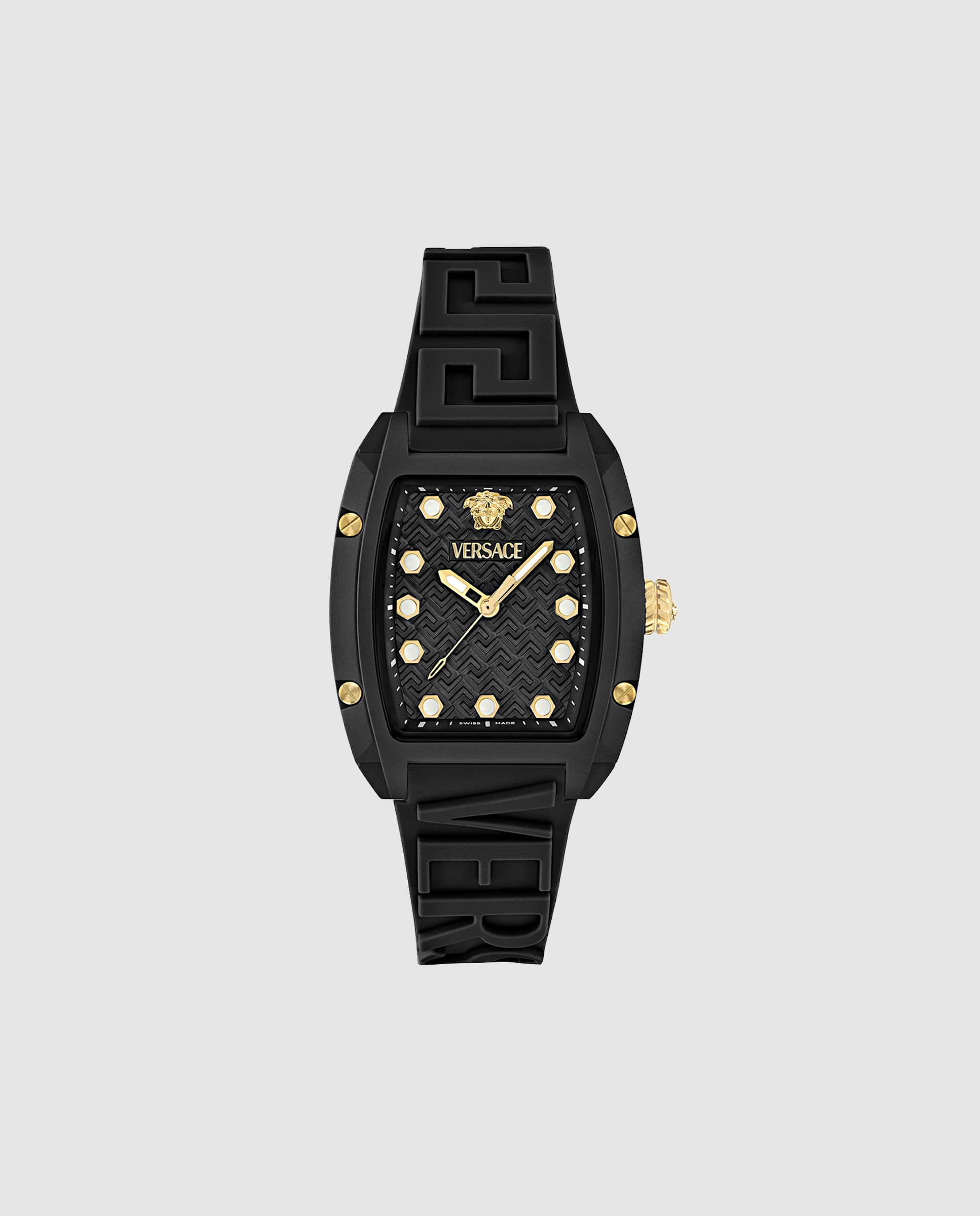 Relógio Dominus Ve0n00125 de Borracha e Bracelete Preta Preto-1