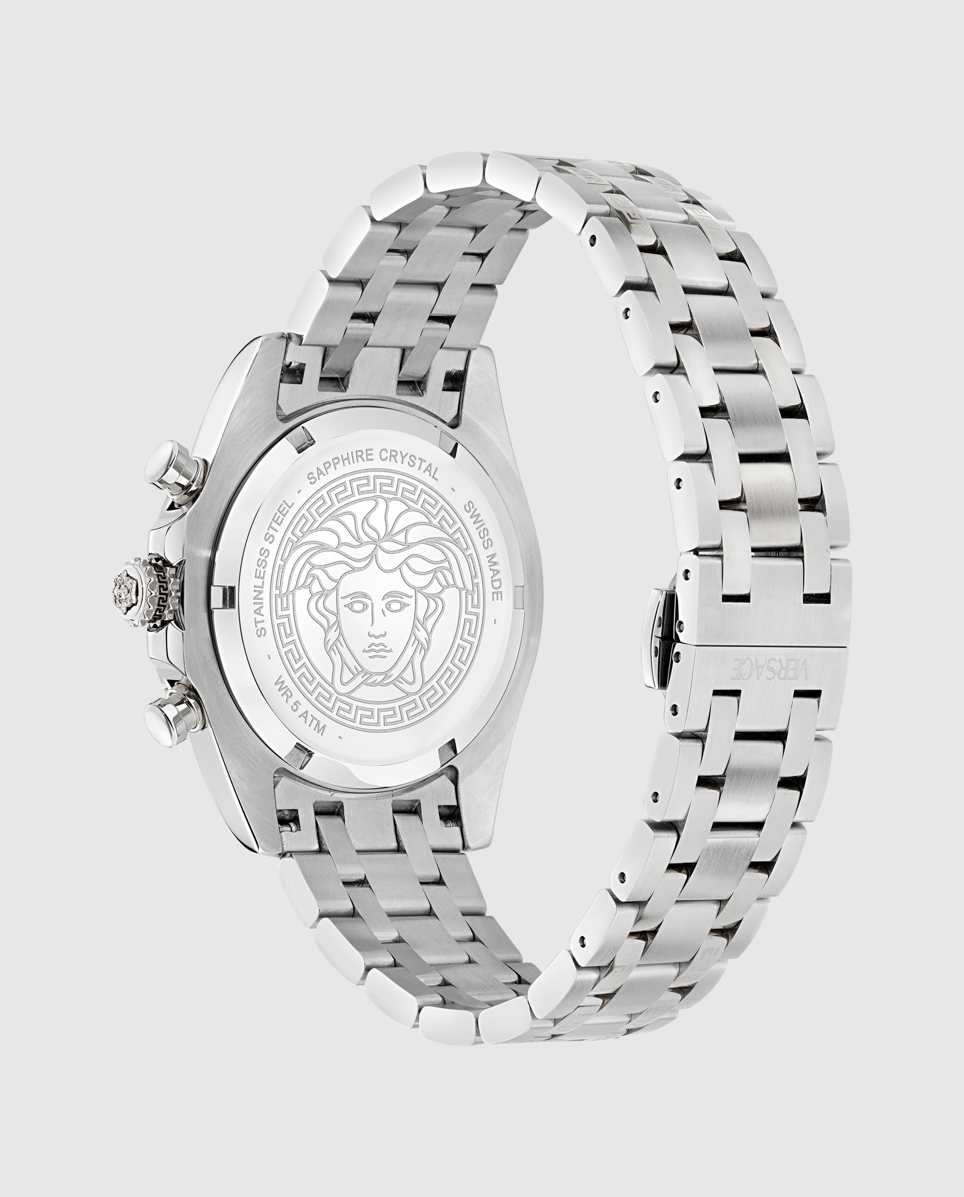 Relógio Fornax Ve0w00325 de Aço e Correia Prateada/cinzento Prata-3