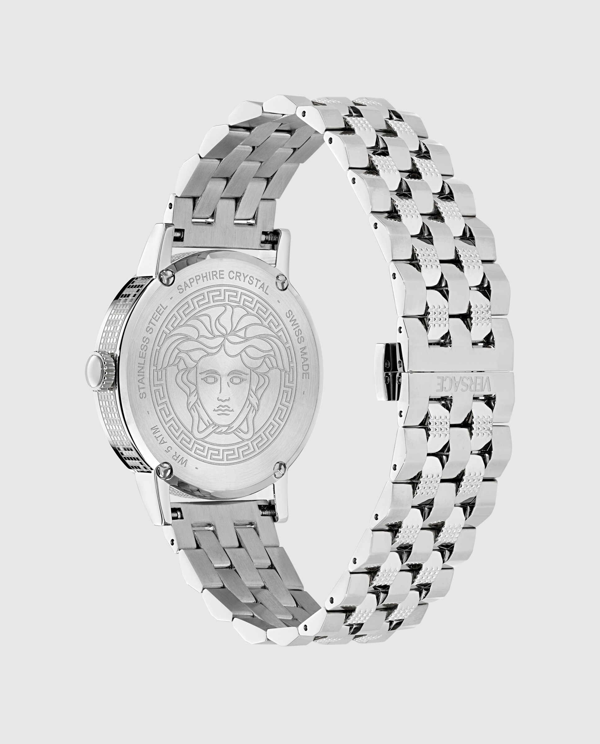 Relógio Albireo Ve0t00325 de Aço e Correia Prateada/cinzento Prata-3