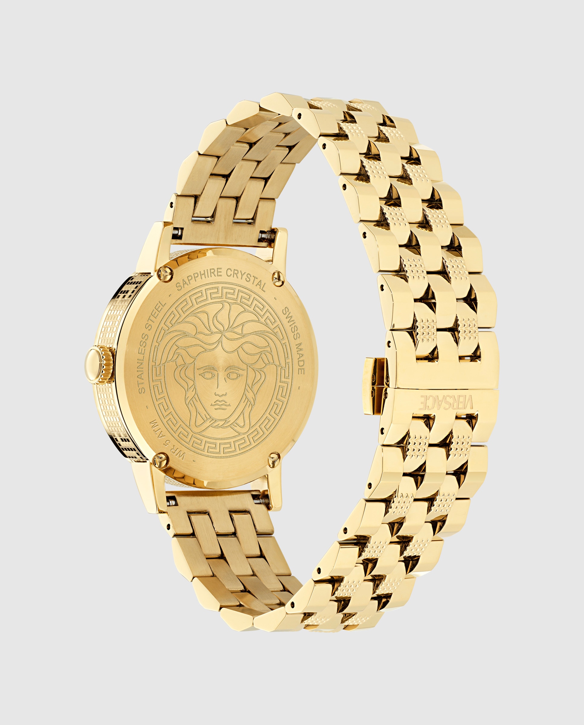 Relógio Albireo Ve0t00525 de Aço e Bracelete Dourada Ouro-3