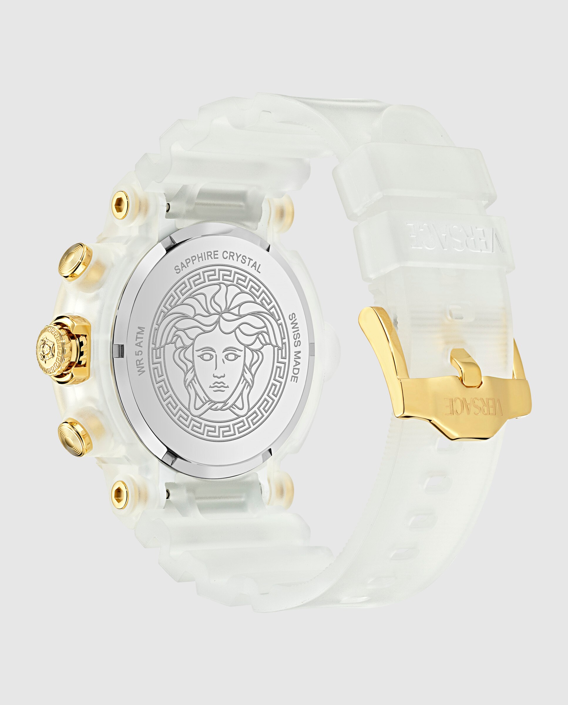 Relógio Unissexo Real Active Chr Ve0l00525 de Borracha e Bracelete Branca Branco-3