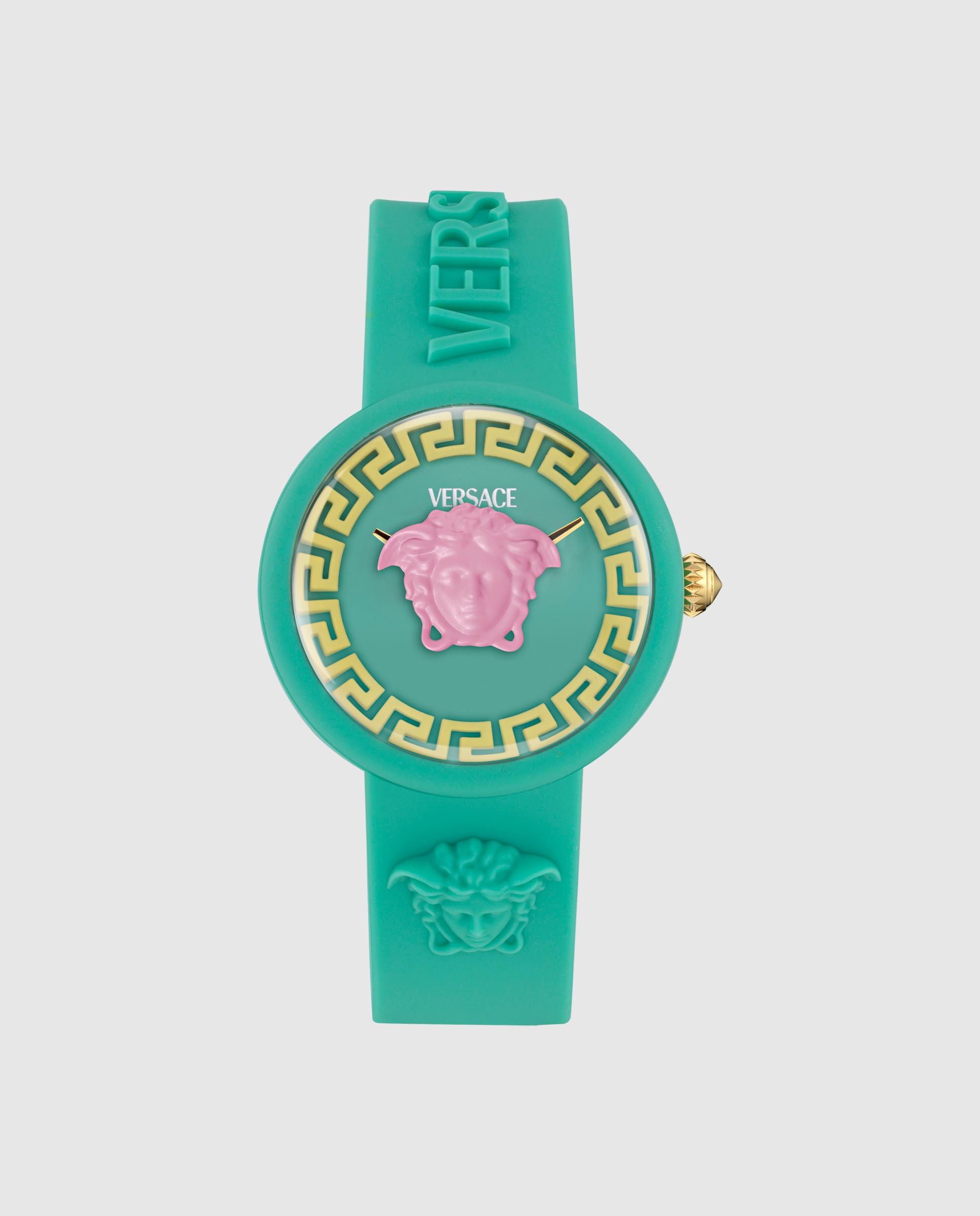 Relógio Infantil Medusa Pop Kids Ve9200225 de Silicone e Bracelete Verde Verde-1