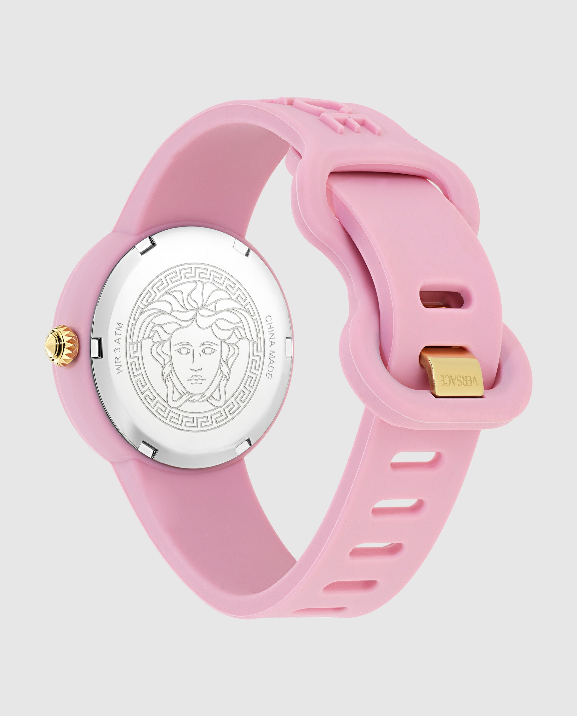 Relógio Infantil Medusa Pop Kids Ve9200325 de Silicone e Bracelete Rosa Rosa-3
