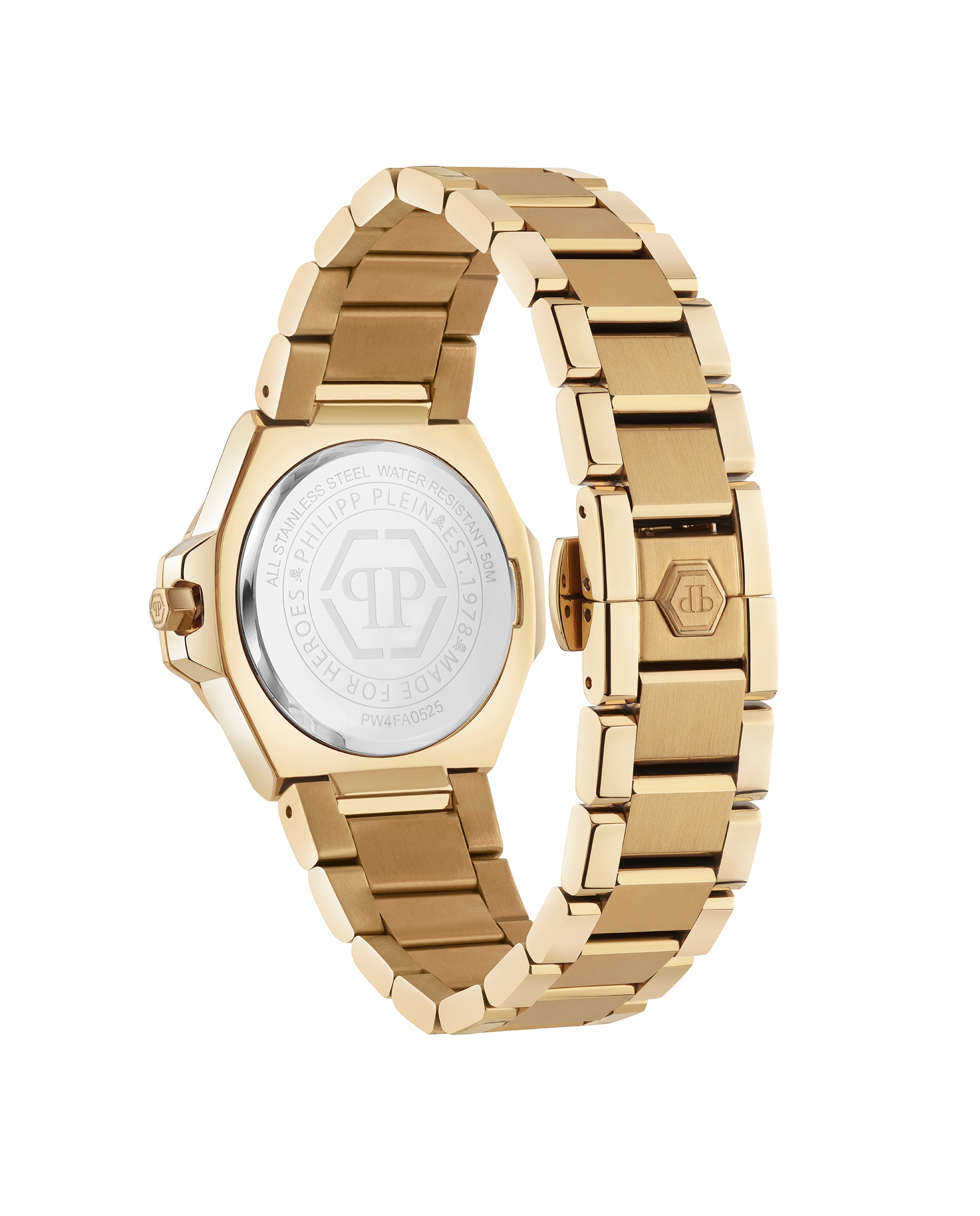 Relógio de Mulher Plein Royal Prestige Pw4fa0525 de Aço e Bracelete Dourada Ouro-2