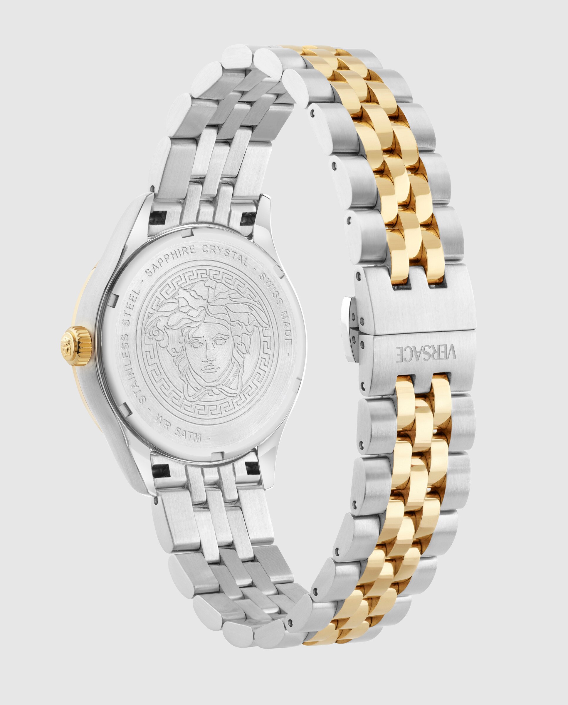 Relógio Hellenyium Ve2s01225 de Aço e Bracelete Bicolor em Ouro Prata-3