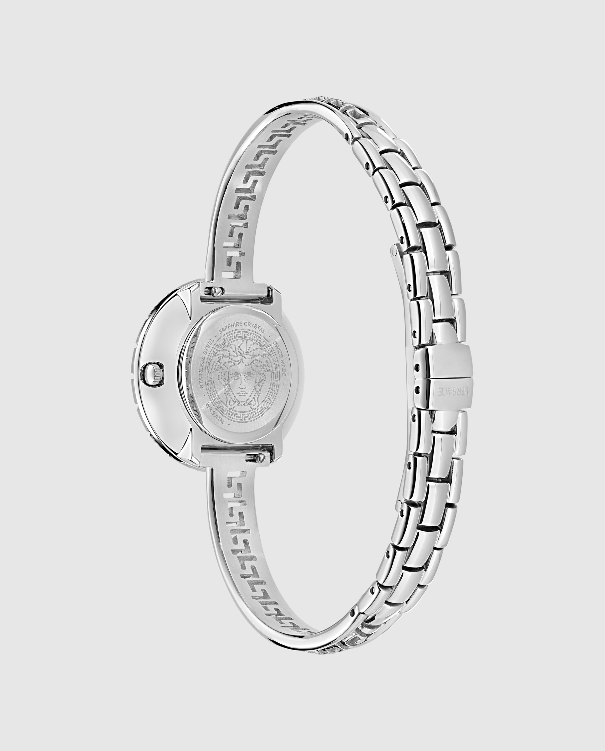 Relógio de Mulher Greca Pendant Precious Vekna0125 de Aço e Bracelete Prateada/cinzento Prata-3