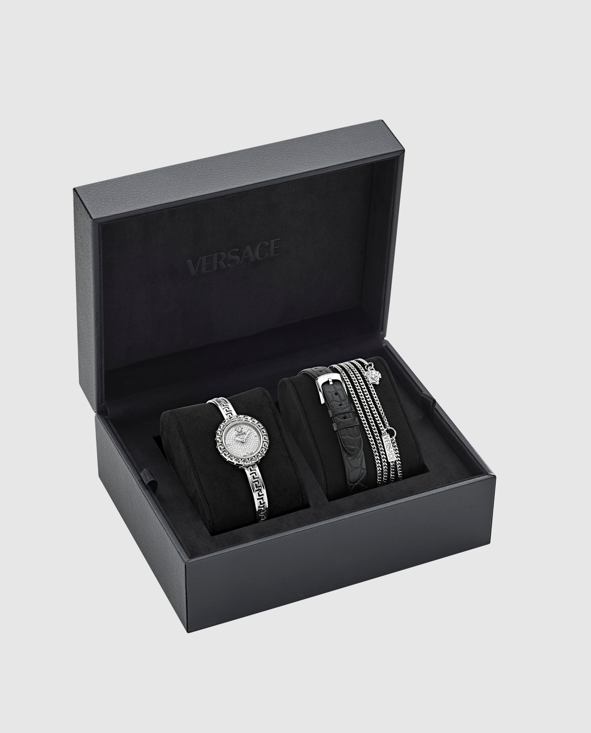 Relógio de Mulher Greca Pendant Precious Vekna0125 de Aço e Bracelete Prateada/cinzento Prata-4