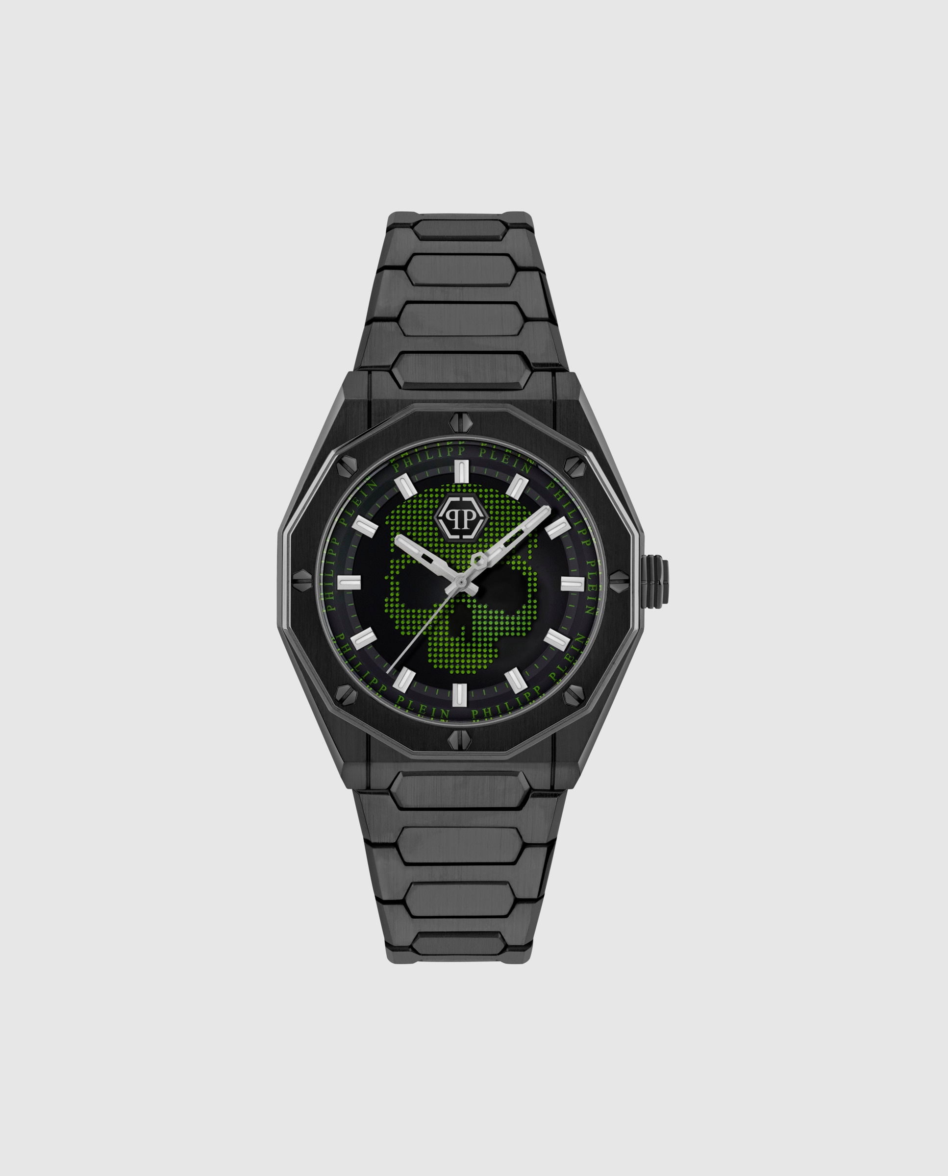 Imagem 0 de Relógio Plein Deluxe Pwwga0226 de Aço e Bracelete em Preto