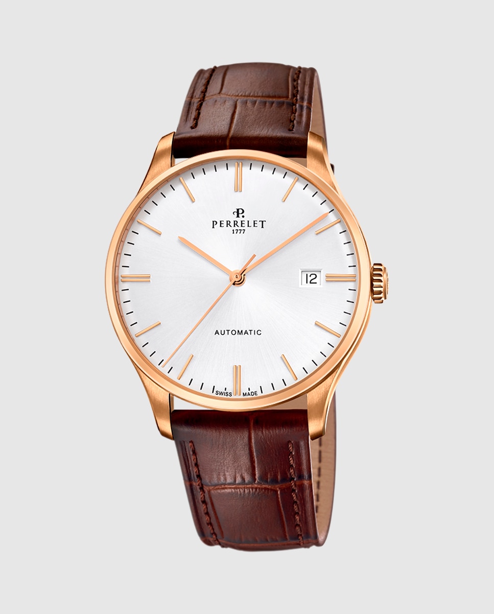 Imagem 0 de Relógio A1301/1 Weekend de Pele em Castanho