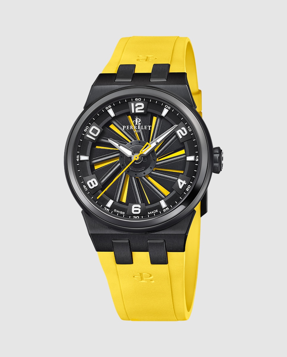 Relógio A4067/1 Turbine Titanium de Borracha em Amarelo Amarelo-1