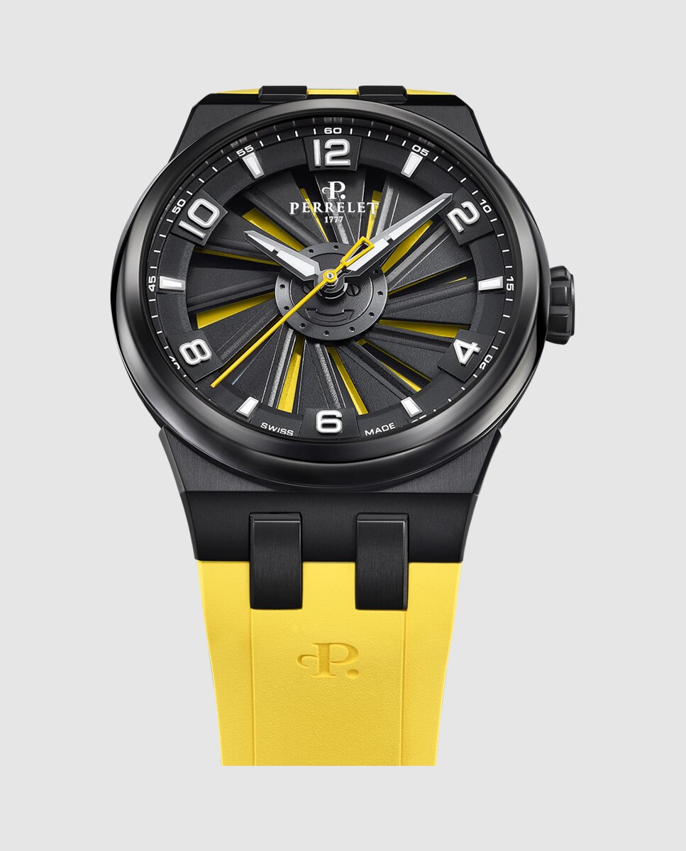 Relógio A4067/1 Turbine Titanium de Borracha em Amarelo Amarelo-2