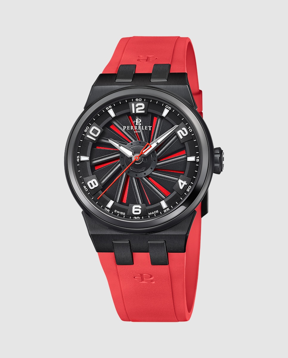 Relógio A4067/4 Turbine Titanium de Borracha em Vermelho Vermelho-1