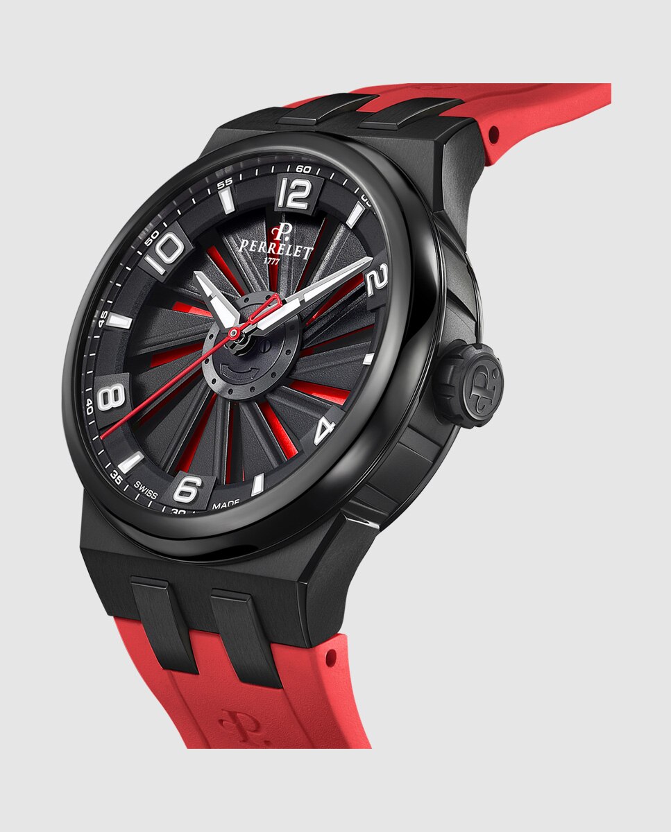 Relógio A4067/4 Turbine Titanium de Borracha em Vermelho Vermelho-3
