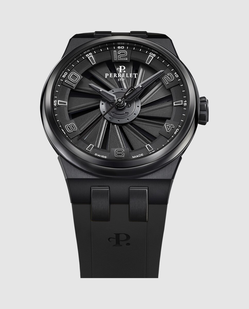 Relógio A4067/6 Turbine Titanium de Borracha em Preto Preto-2