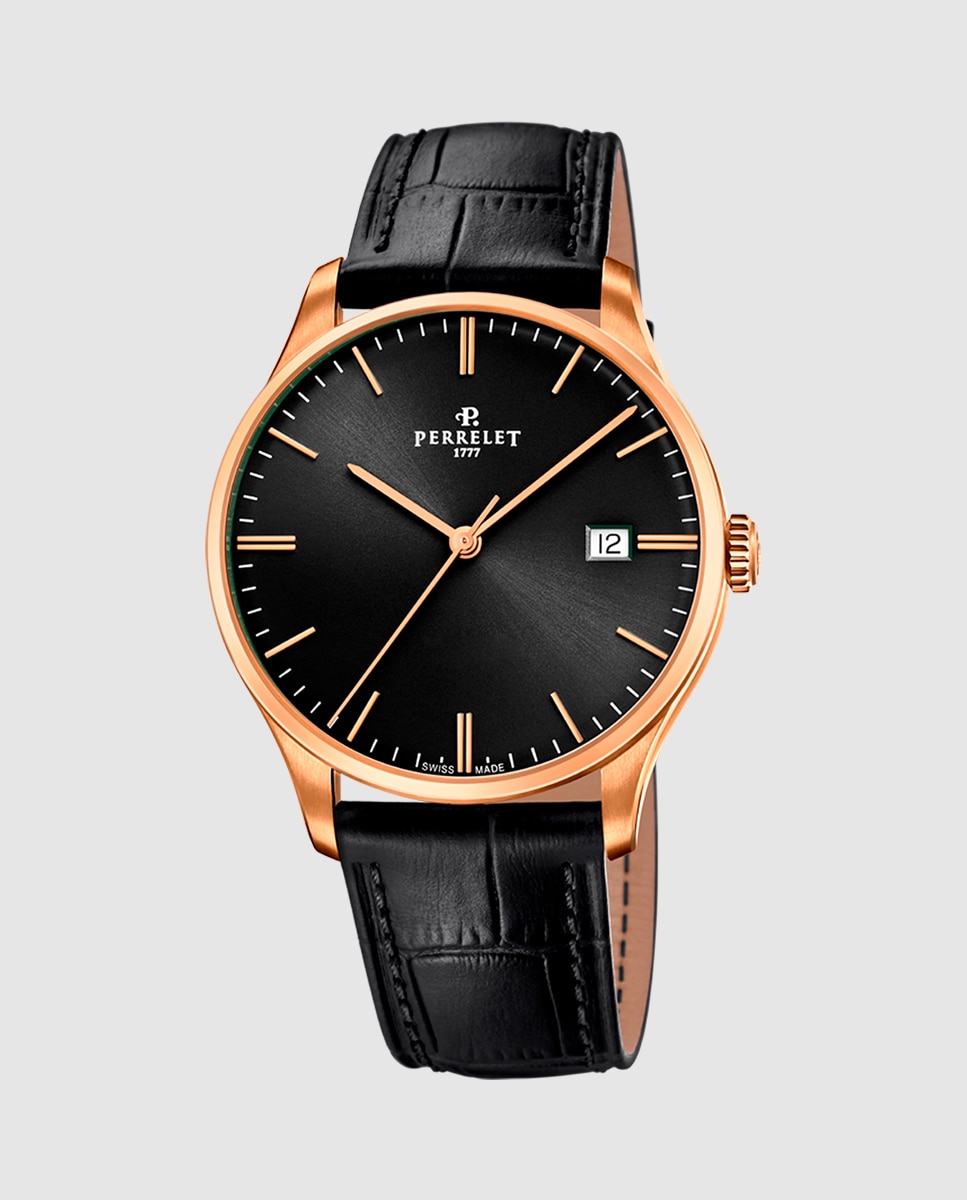 Imagem 0 de Relógio A1301/6 Classic Weekend de Pele em Preto