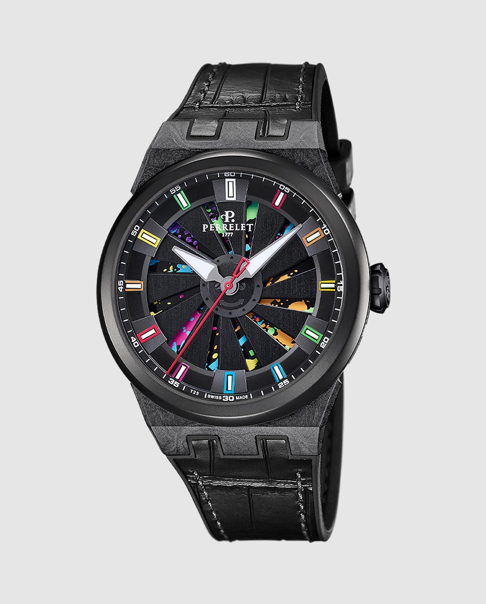 Relógio A8003/2 Limited Editions de Borracha em Preto Preto-1