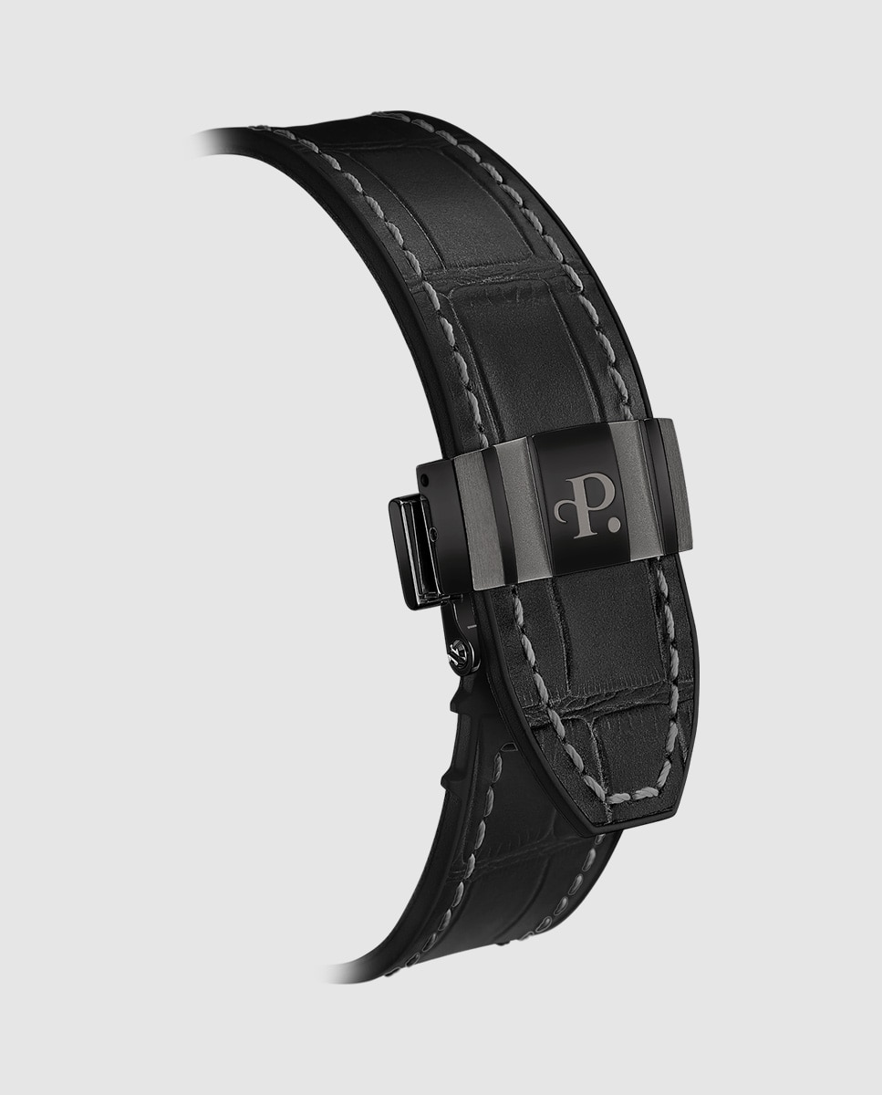 Relógio A4065/s7 Turbine Carbon de Pele em Preto Preto-5