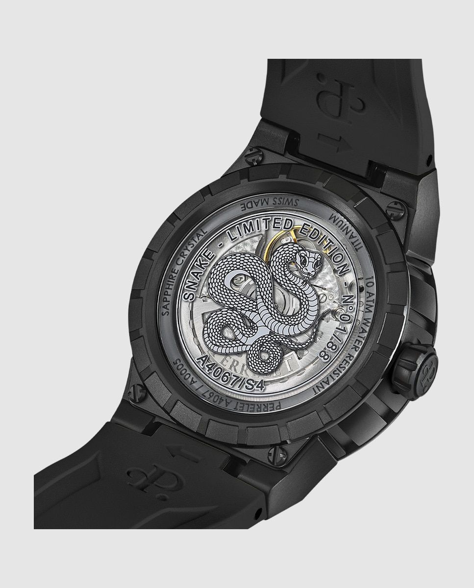 Relógio A4067/s4 Limited Editions de Borracha em Preto Preto-5