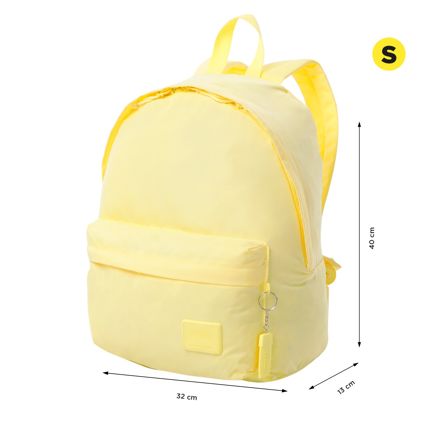 Pack Mochila + Estojo Totto Kalex para Portátil de 14” e Organização Interior Amarelo-4