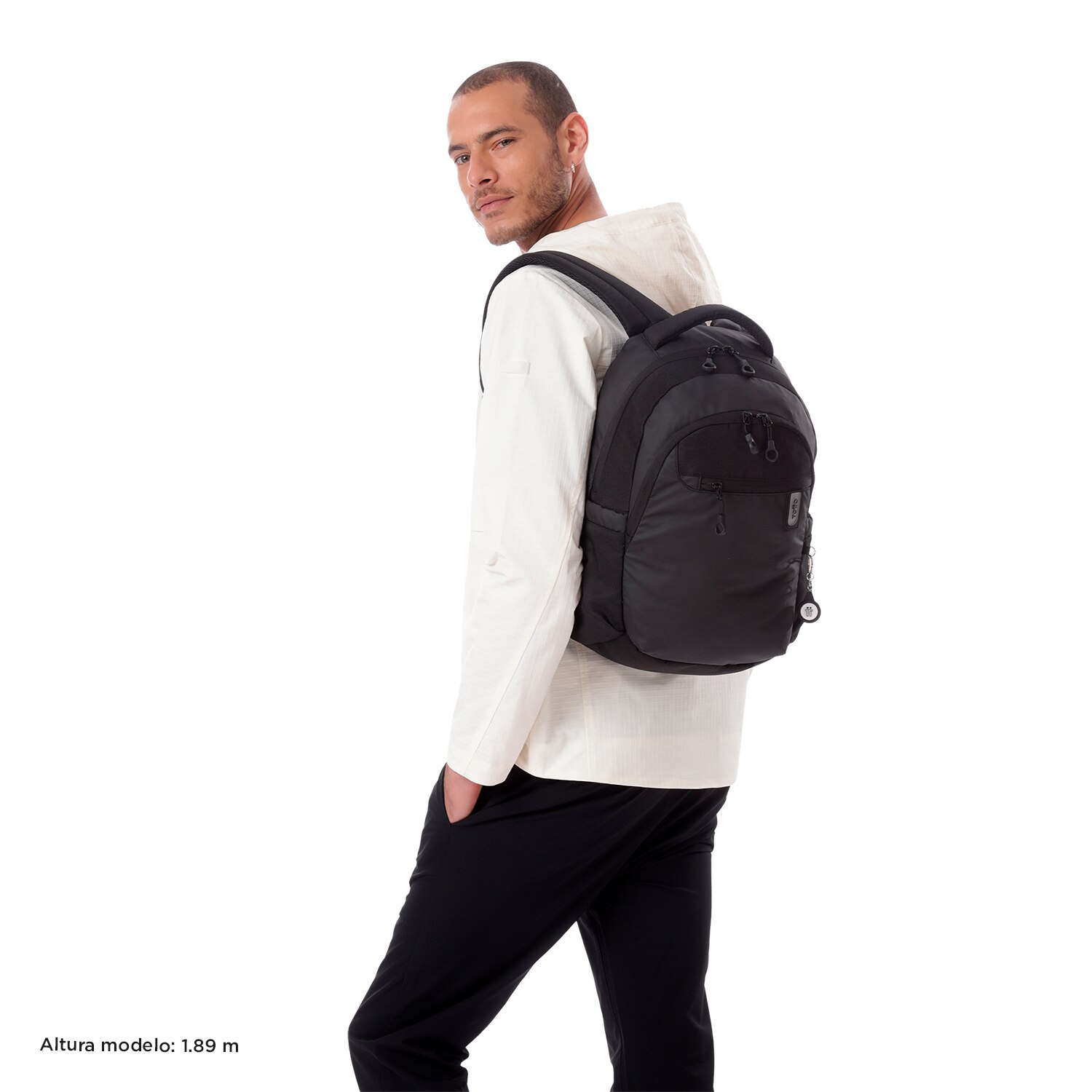 Mochila Urbana Totto Steif Nara para Portátil de 14” Preto-2